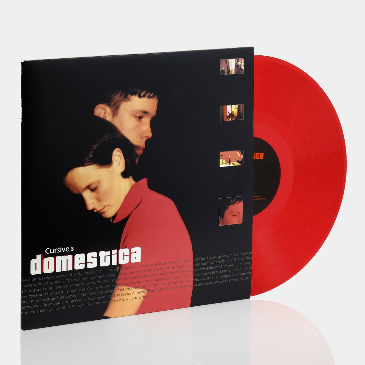 Cursive Cursive's Domestica LP Red Translucent Vinyl Record