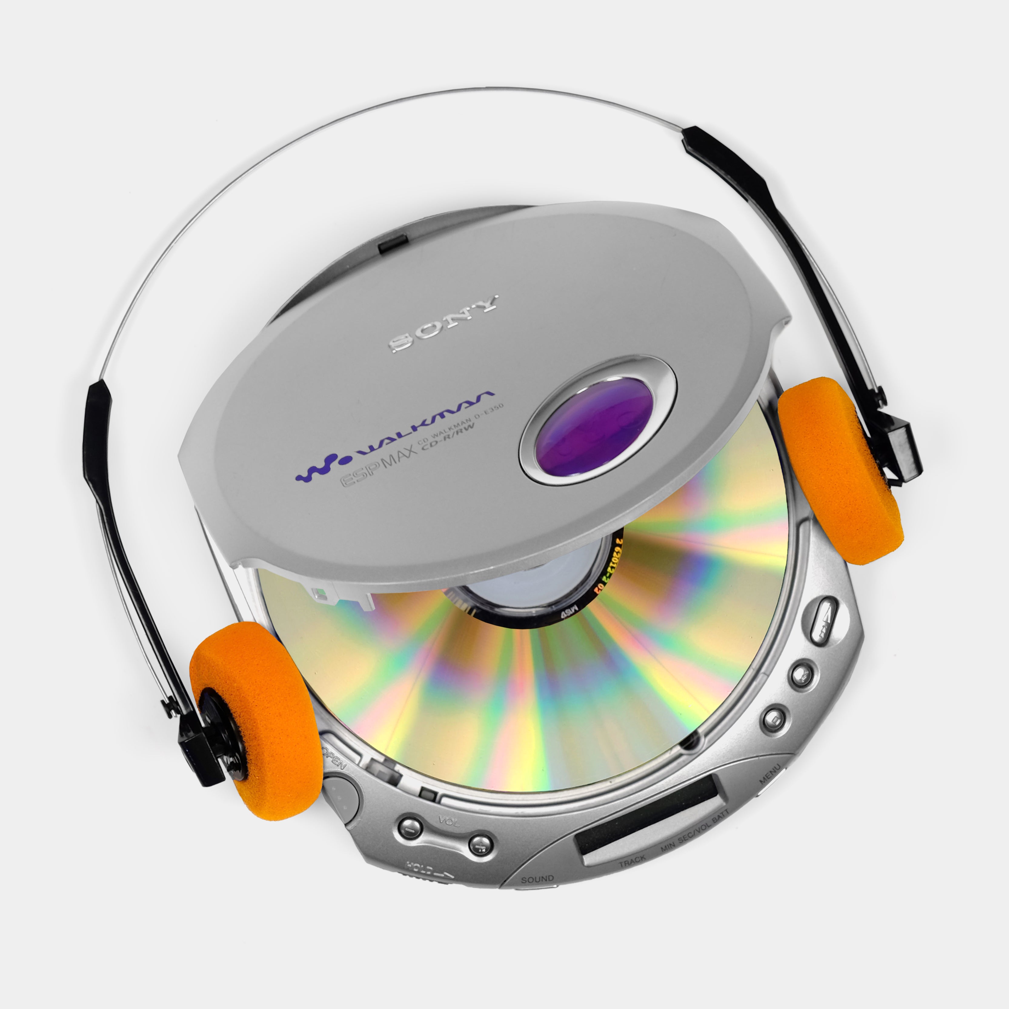 Sony Walkman D-E350 Silver Portable CD Player