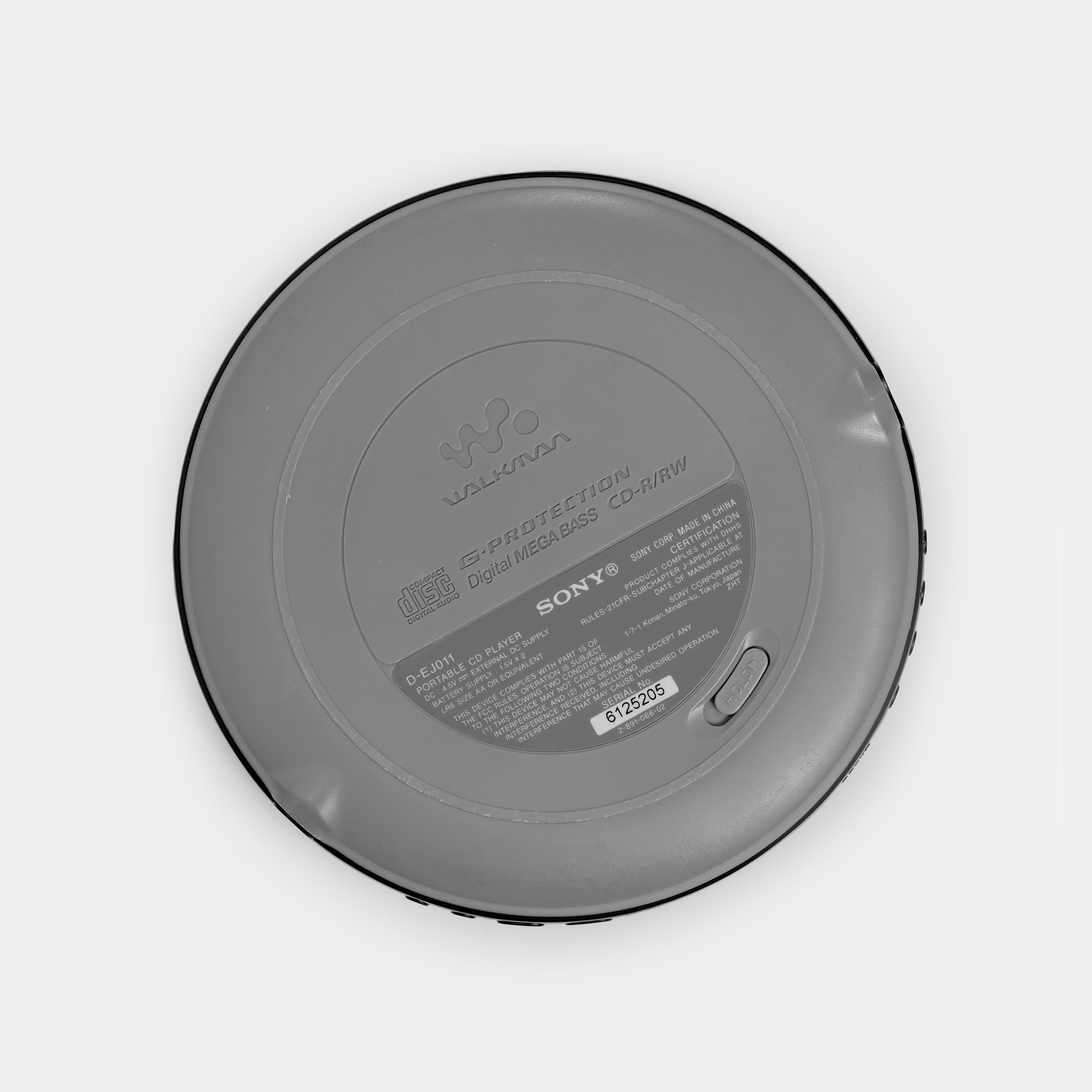 Sony Walkman D-EJ011 Silver Portable CD Player