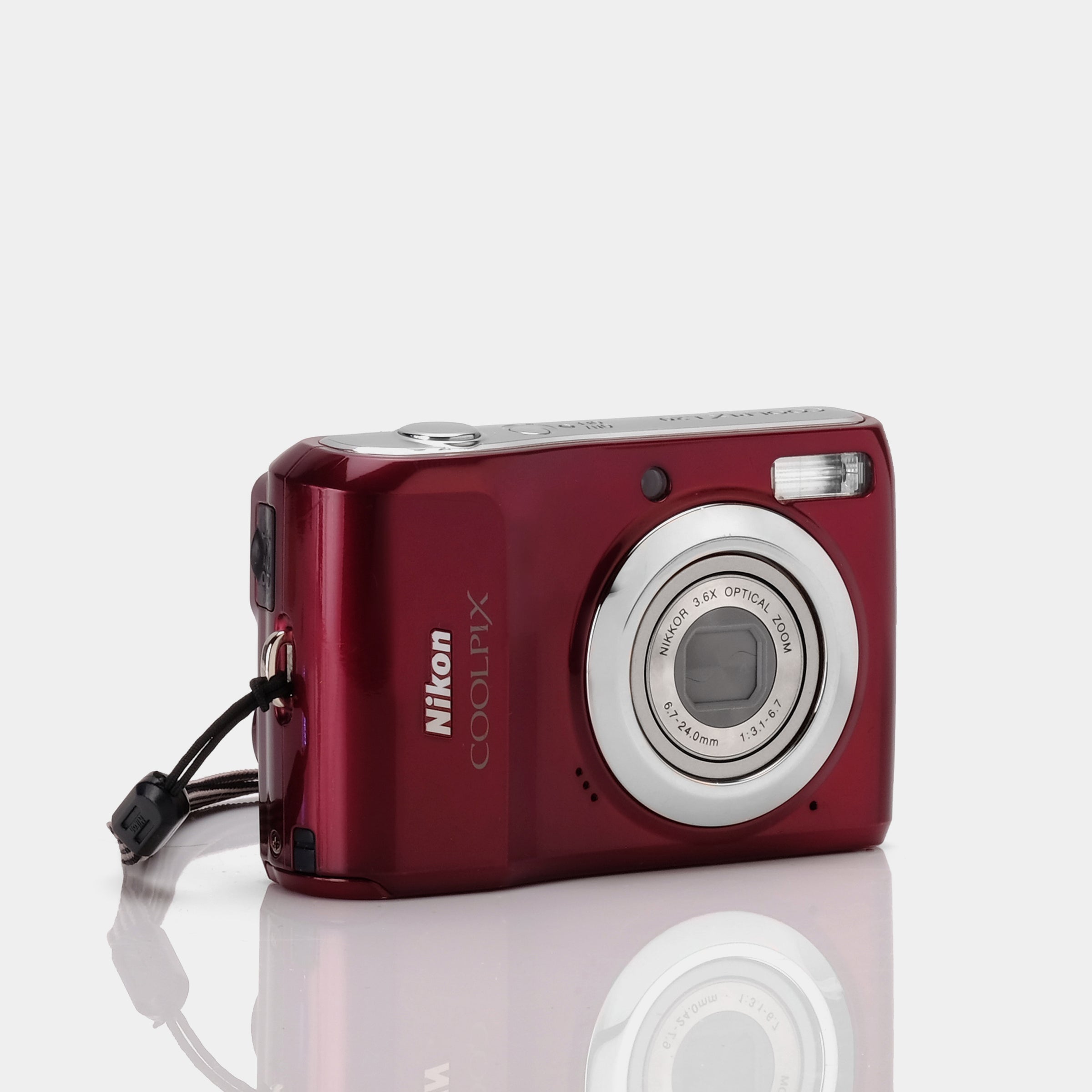 Nikon Coolpix L20 Maroon Point And Shoot Digital Camera