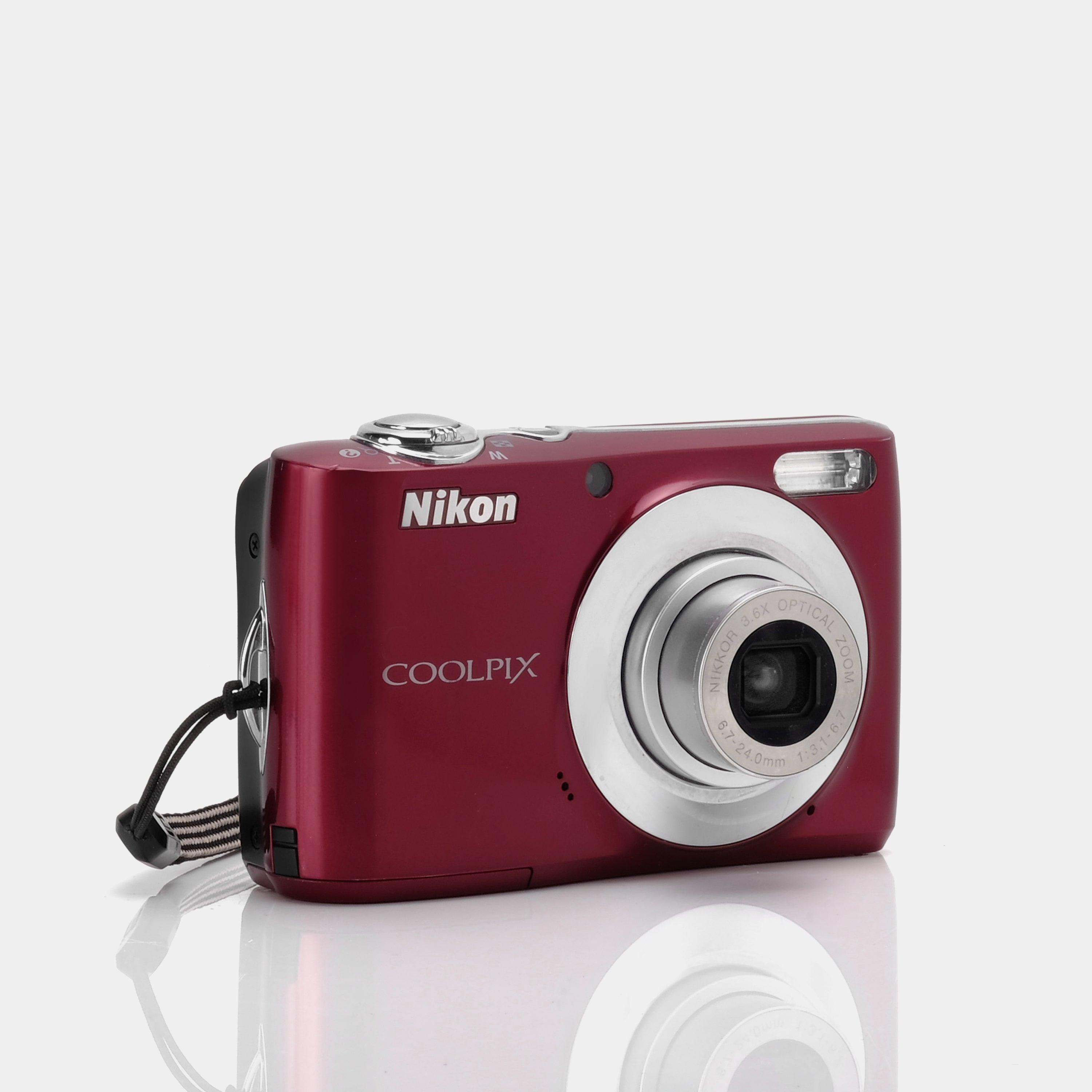 Nikon Coolpix L22 Maroon Point and Shoot Digital Camera