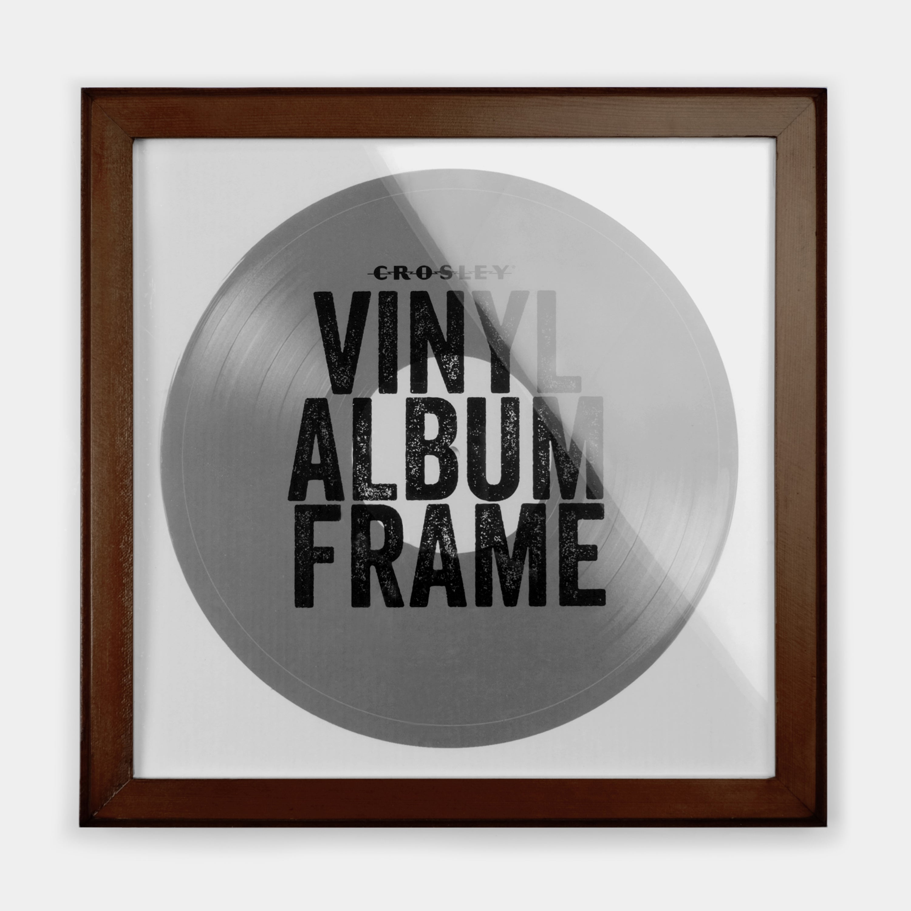 Crosley Wood Vinyl Record Frame - Mahogany