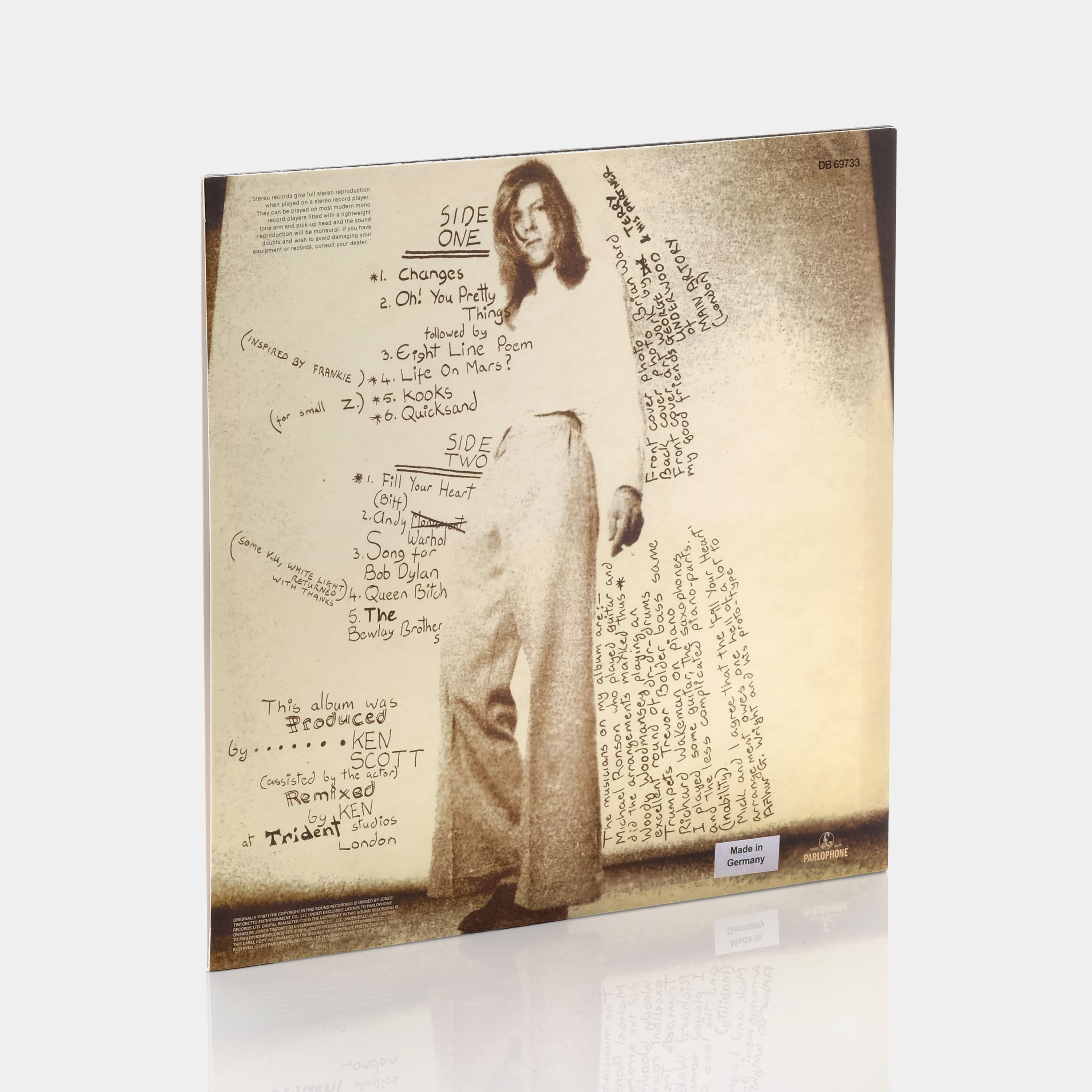 David Bowie - Hunky Dory LP Vinyl Record