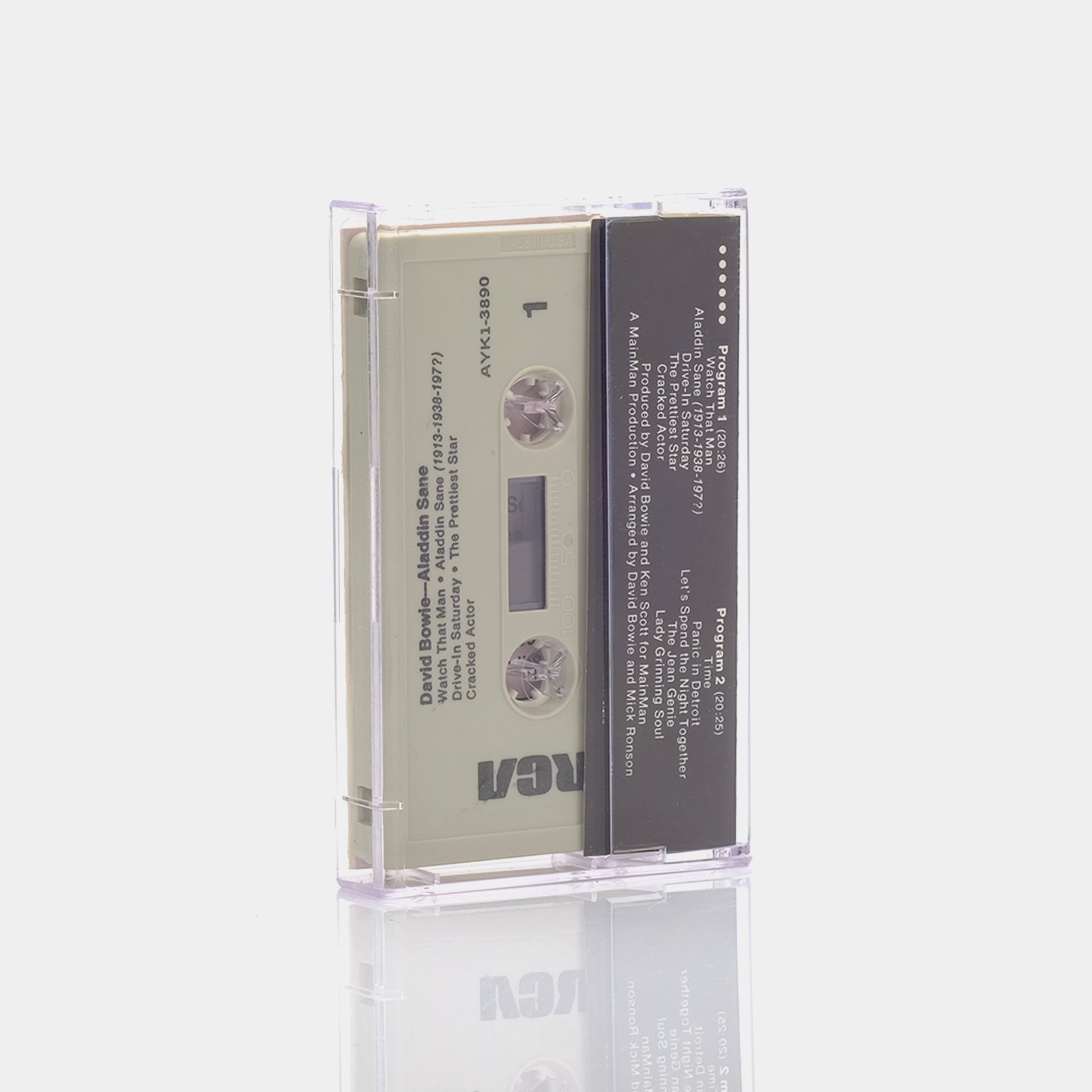 David Bowie - Aladdin Sane Cassette Tape