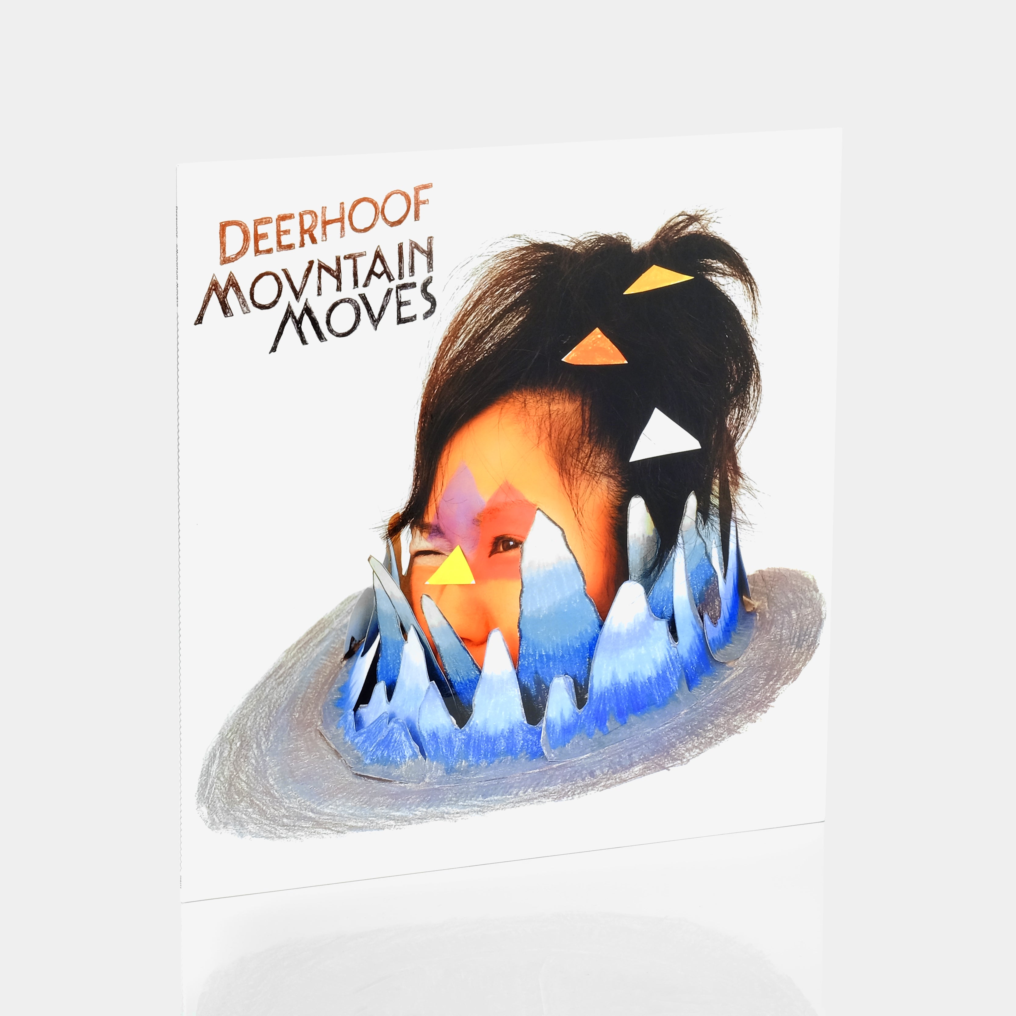 Deerhoof - Mountain Moves LP Blue Swirl Vinyl Record