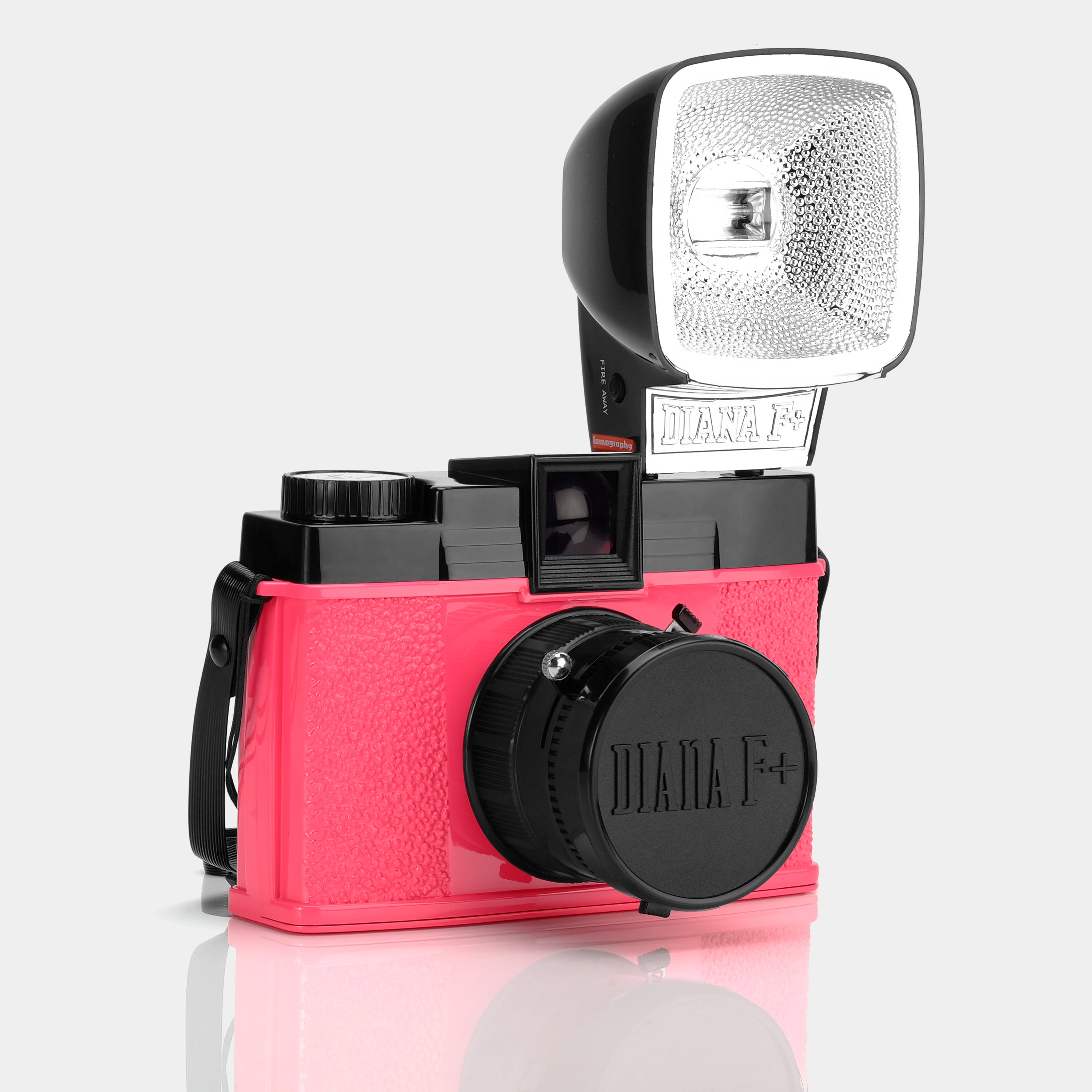 Diana F+ (Mr. Pink Edition) 120 Film Camera with Flash