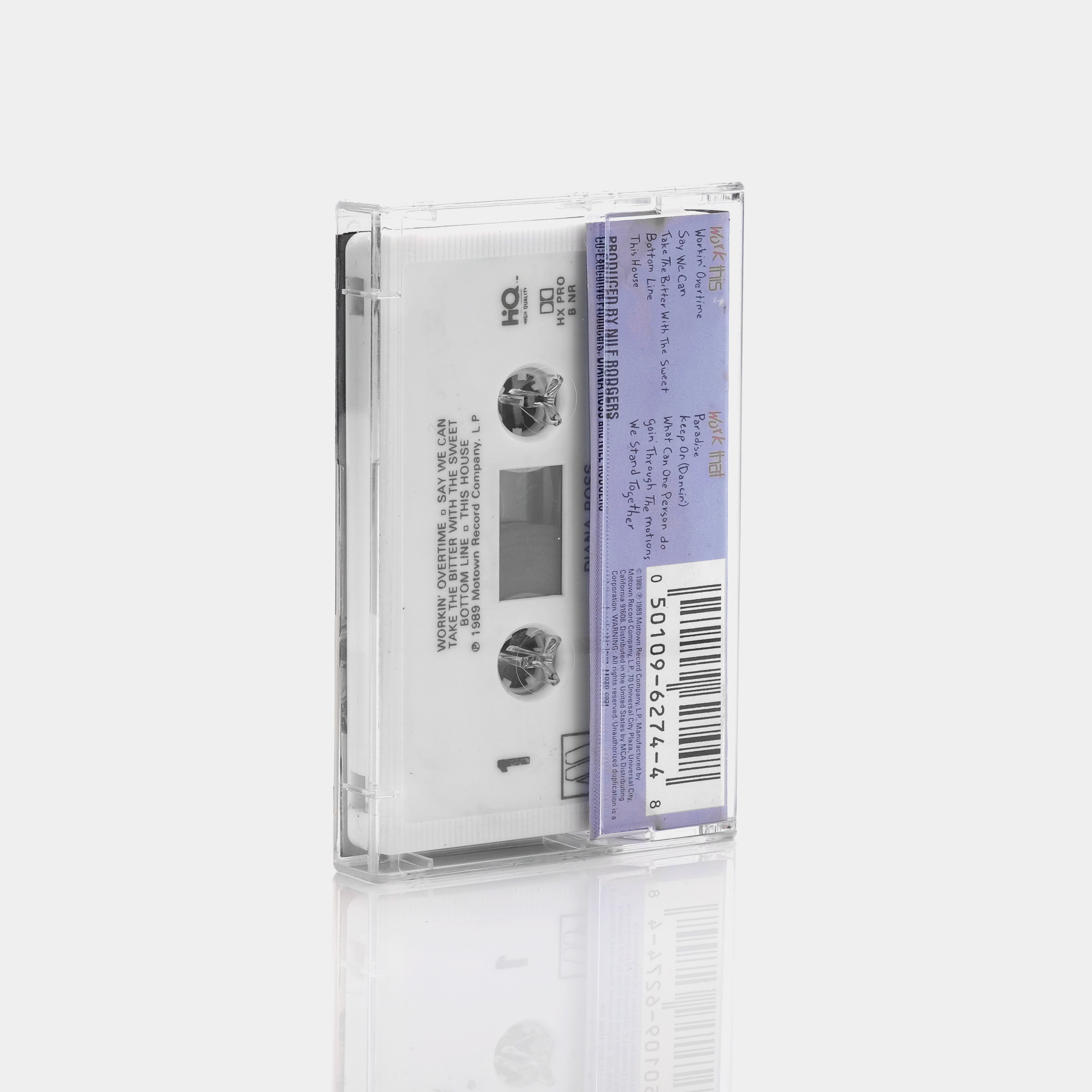 Diana Ross - Workin' Overtime Cassette Tape