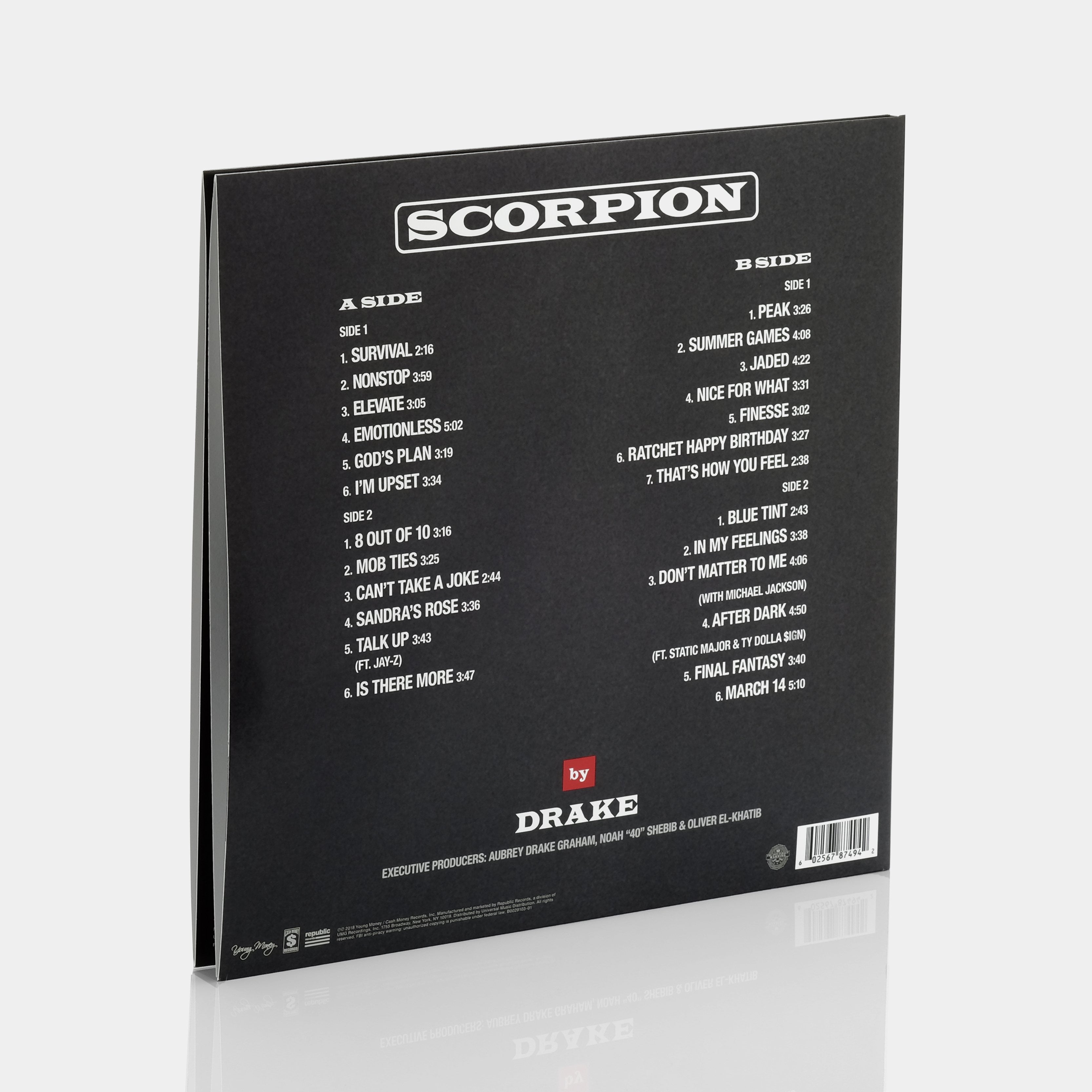 Drake - Scorpion 2xLP Vinyl Record