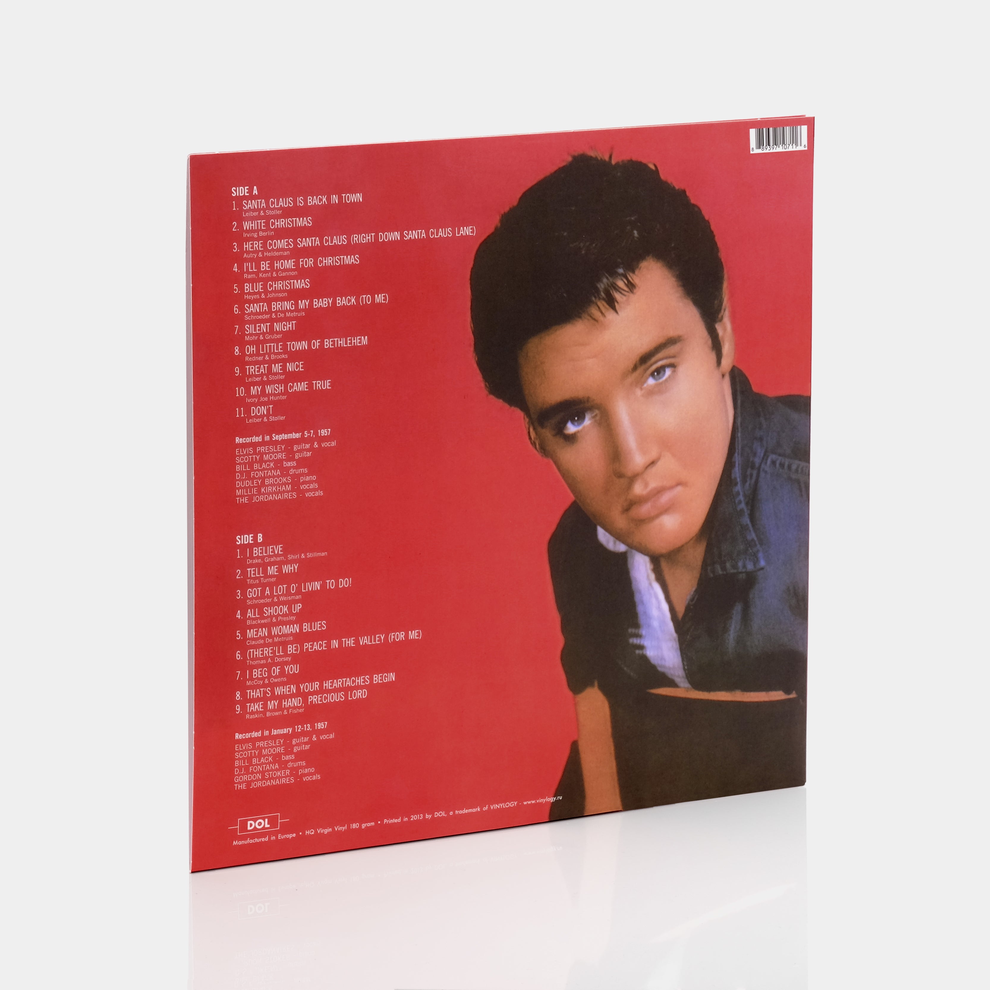 Elvis Presley - Elvis' Christmas Album LP White Vinyl Record