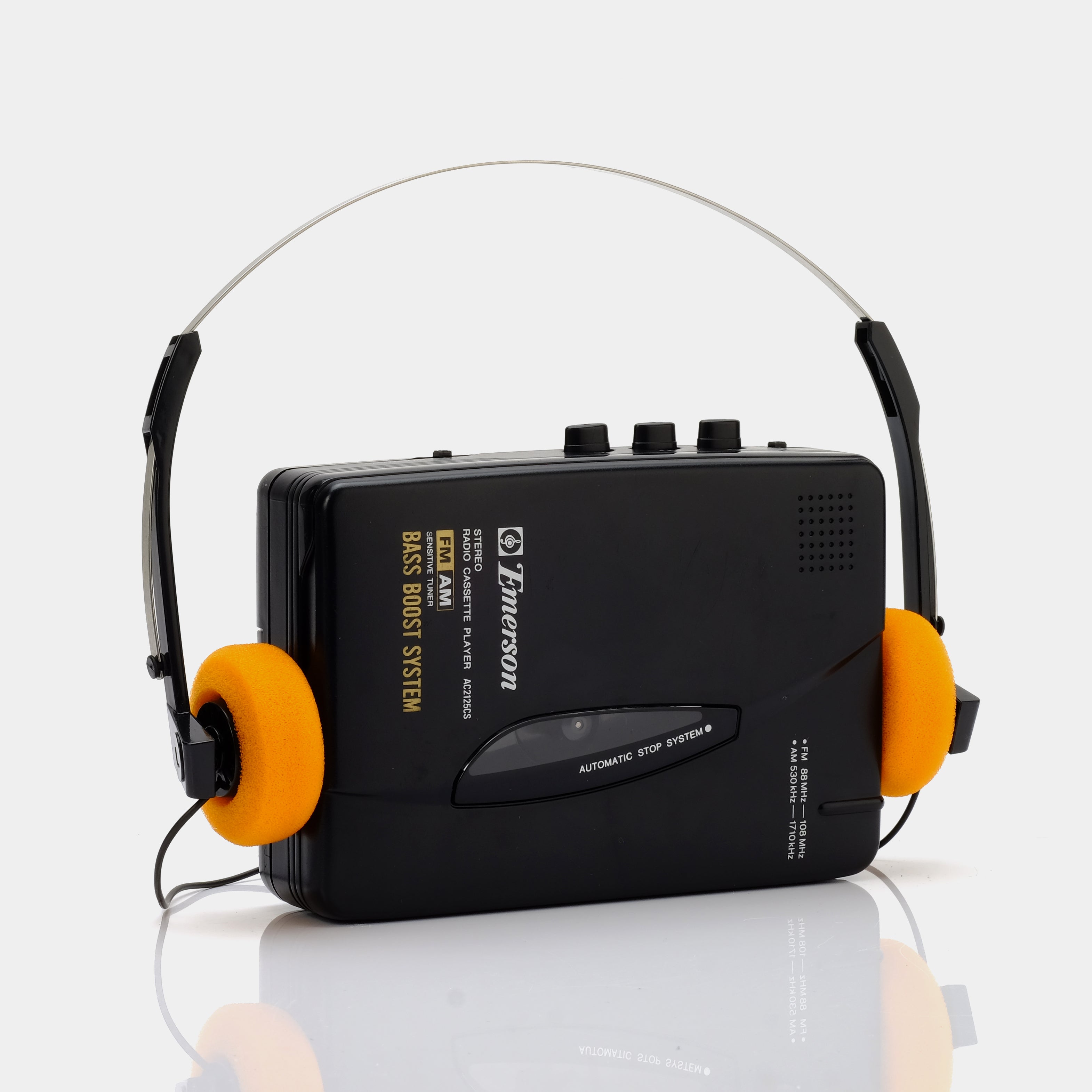 Emerson AC2125CS AM/FM Portable Cassette Player