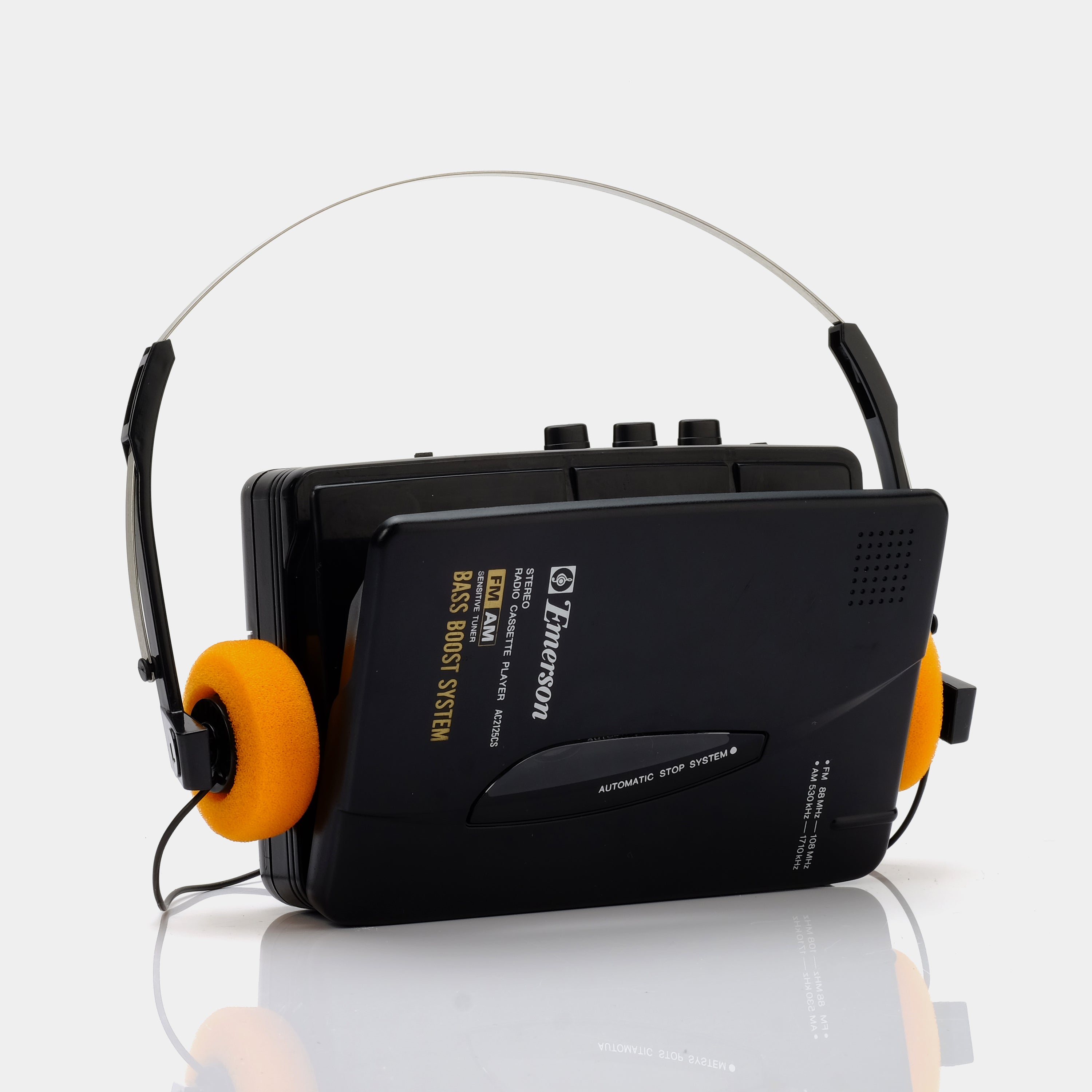 Emerson AC2125CS AM/FM Portable Cassette Player