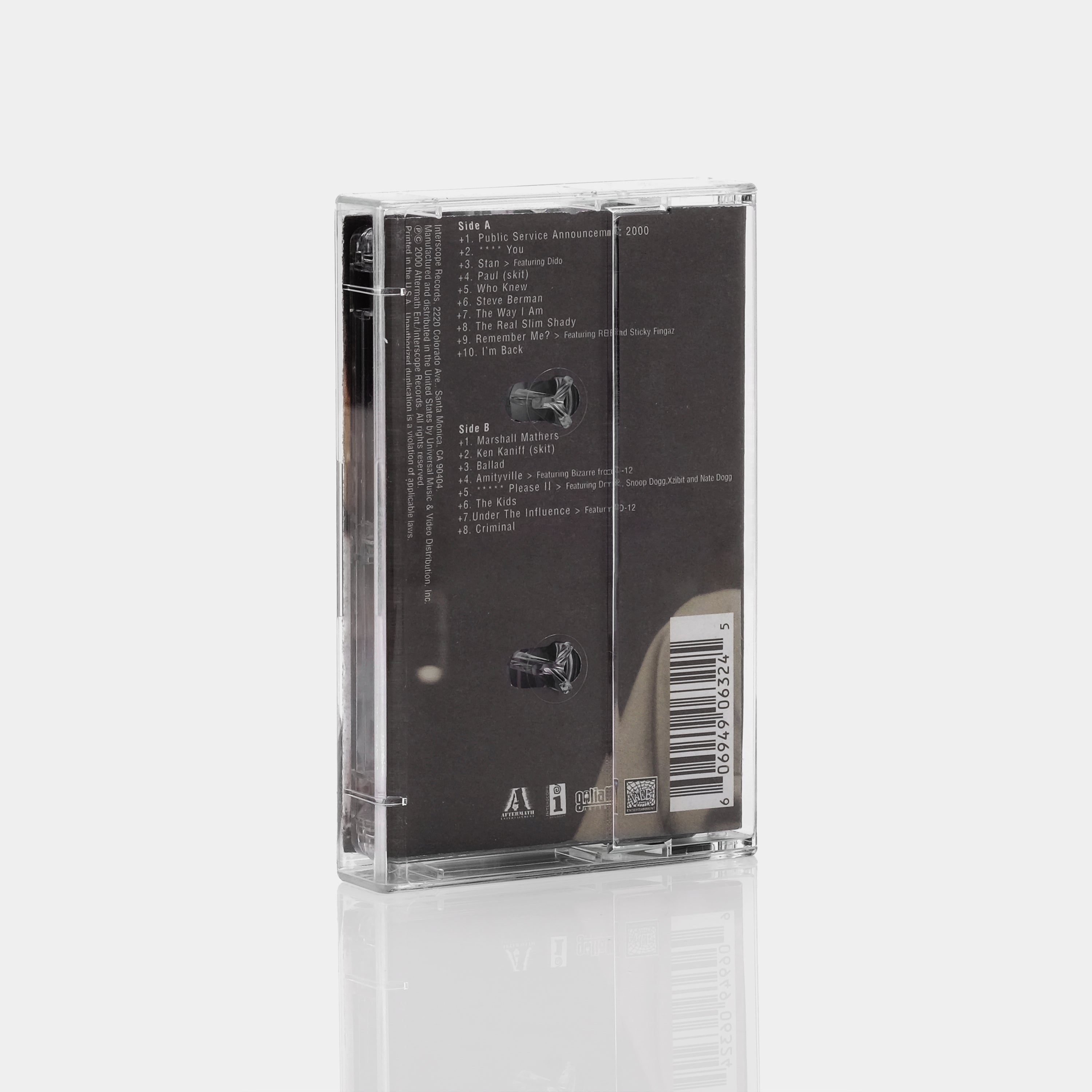 Eminem - The Marshall Mathers LP (Clean Version) Cassette Tape
