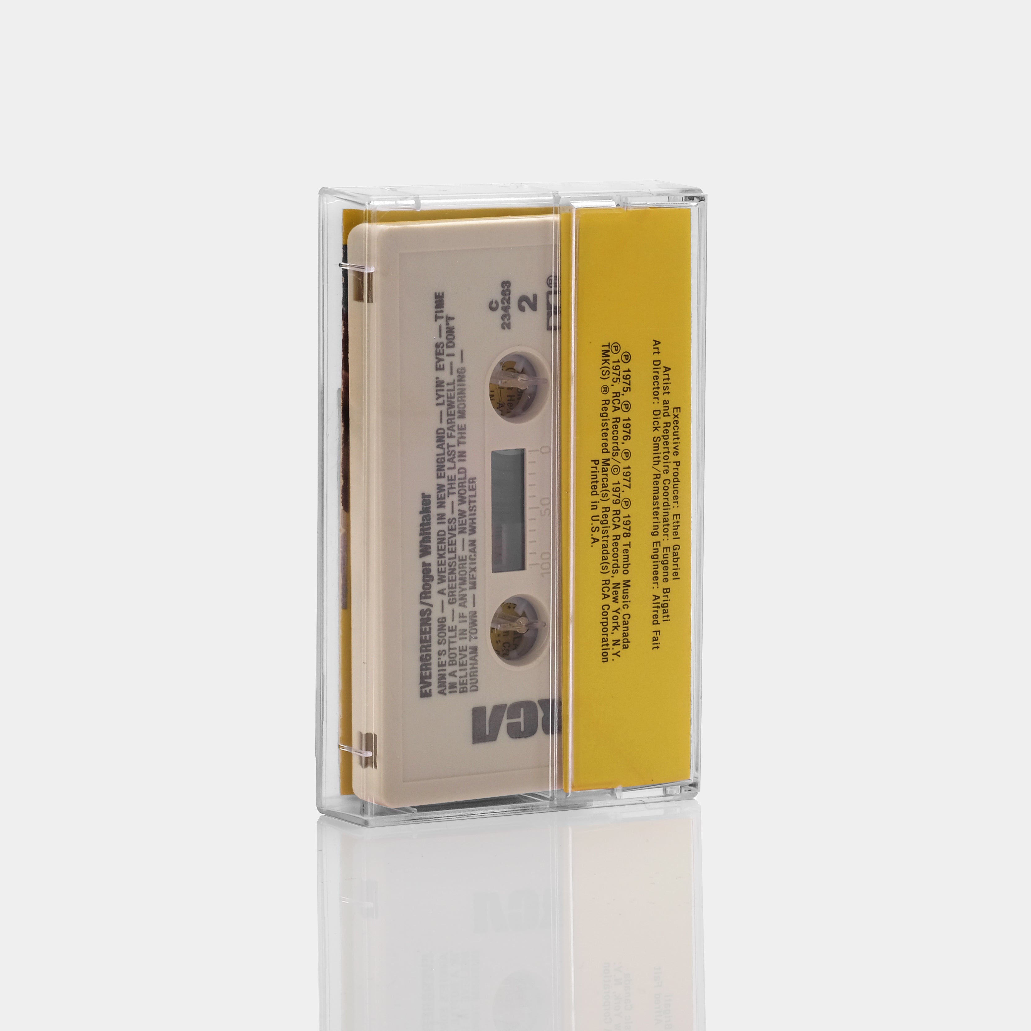Roger Whittaker - Evergreens Cassette Tape