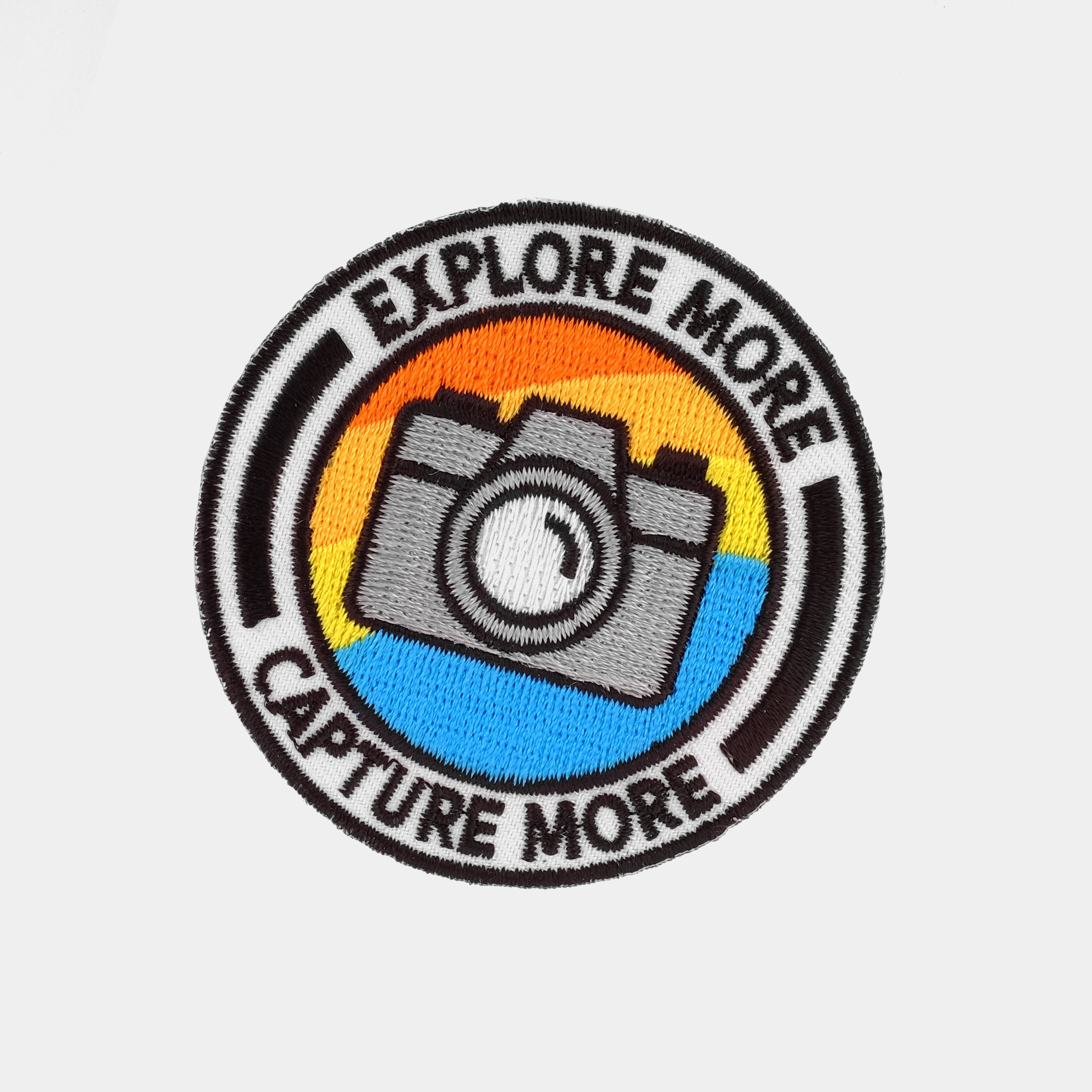 Explore More, Capture More Camera Iron-On Patch