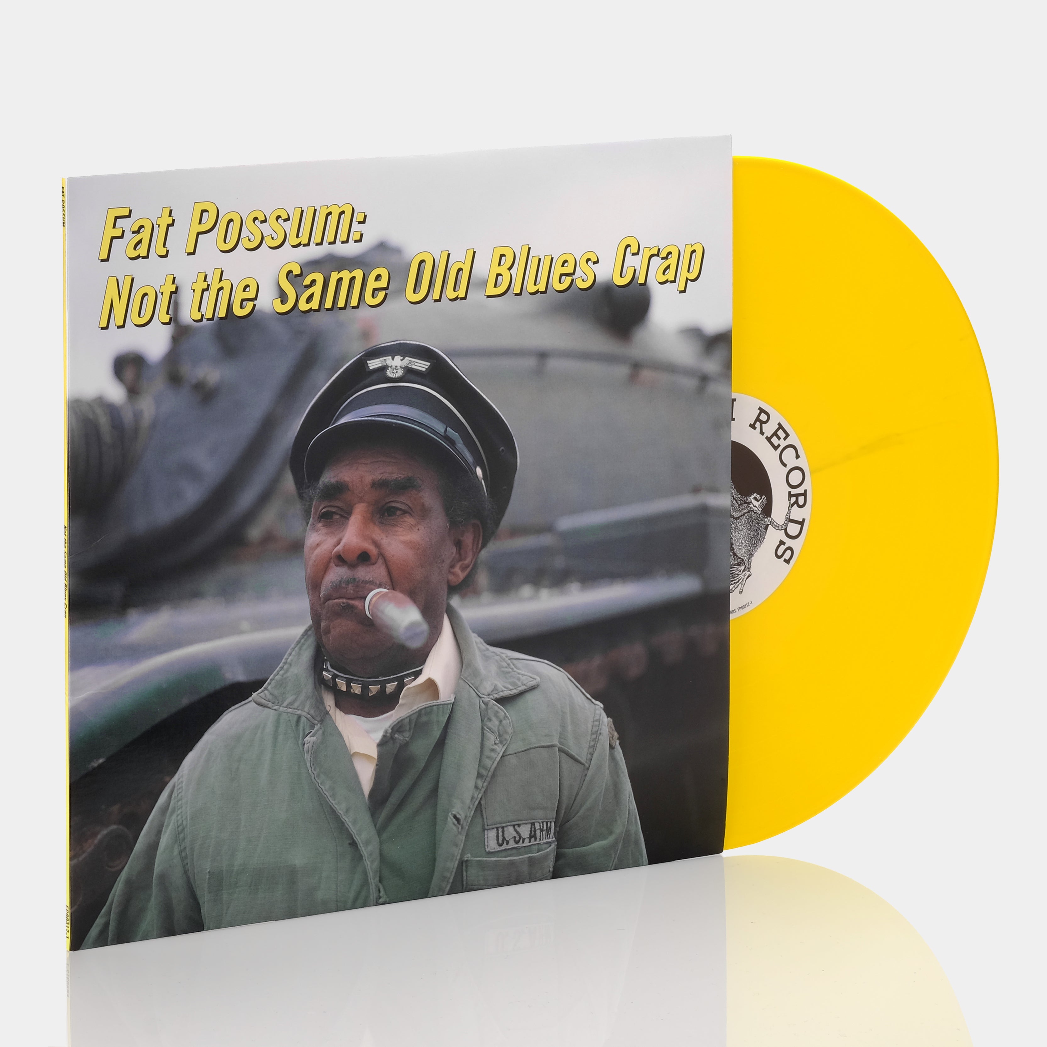 Fat Possum: Not The Same Old Blues Crap LP Yellow Vinyl Record