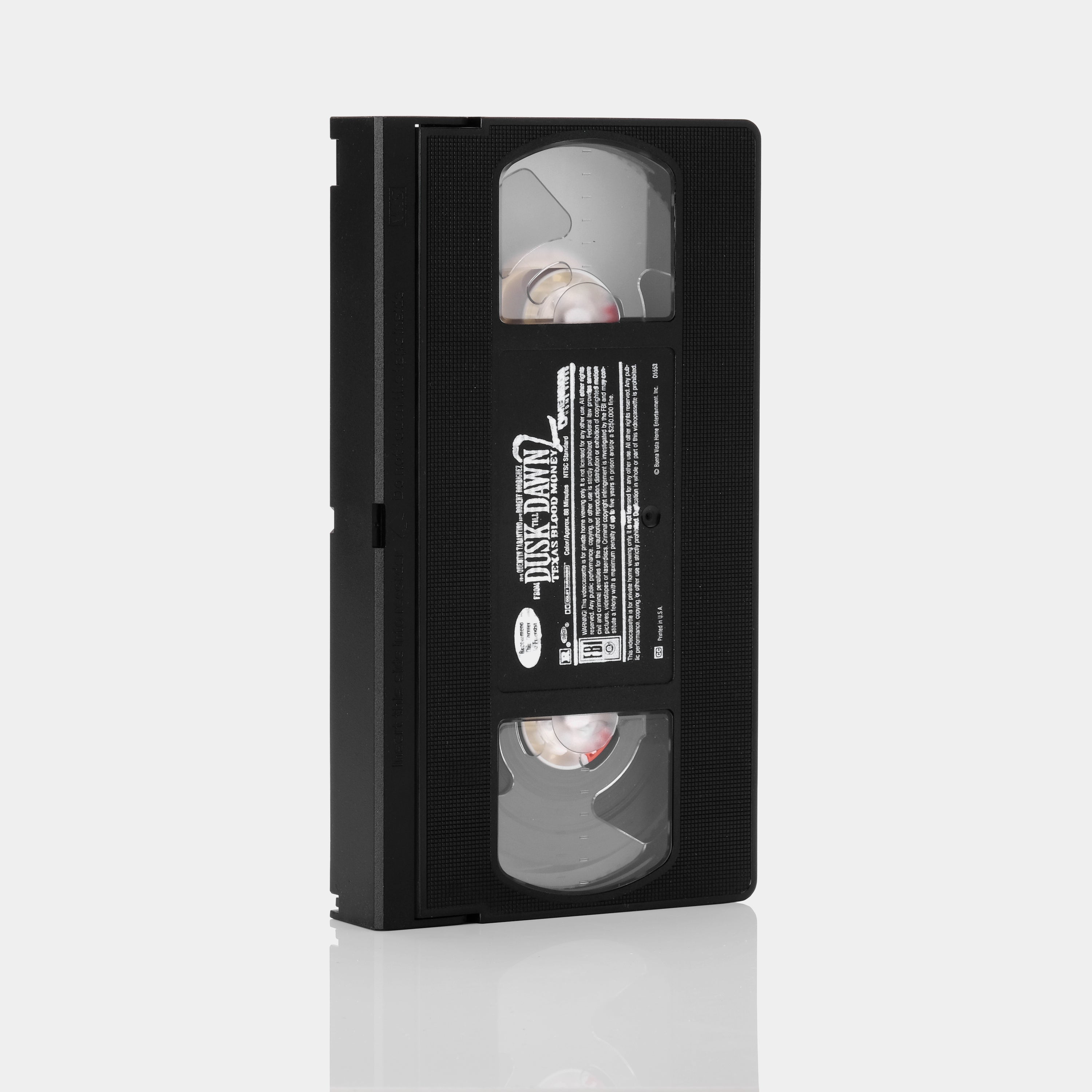 From Dusk Till Dawn 2: Texas Blood Money VHS Tape