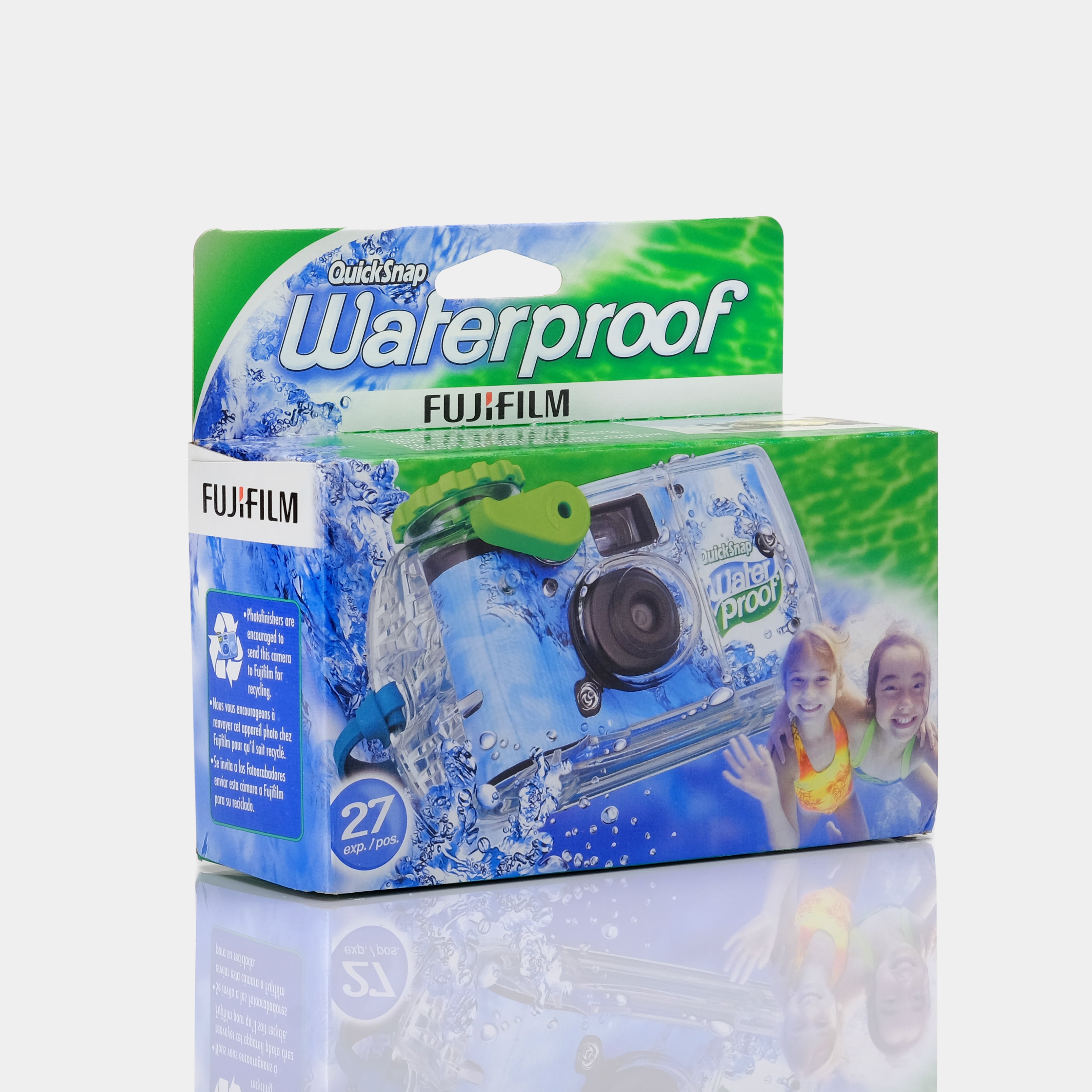 Expired FujifIlm Quicksnap Waterproof Disposable 35mm Film Camera (27 Exposures)