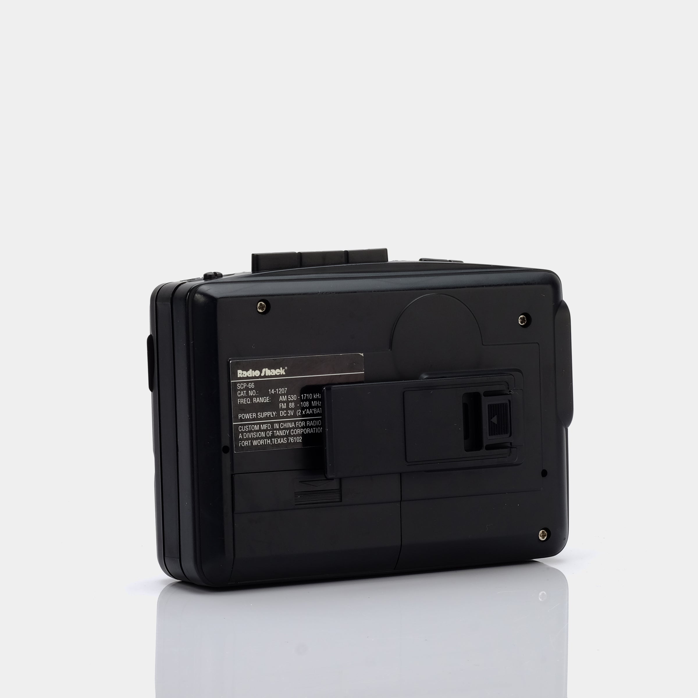 Radio Shack SCP66 AM/FM Portable Cassette Player