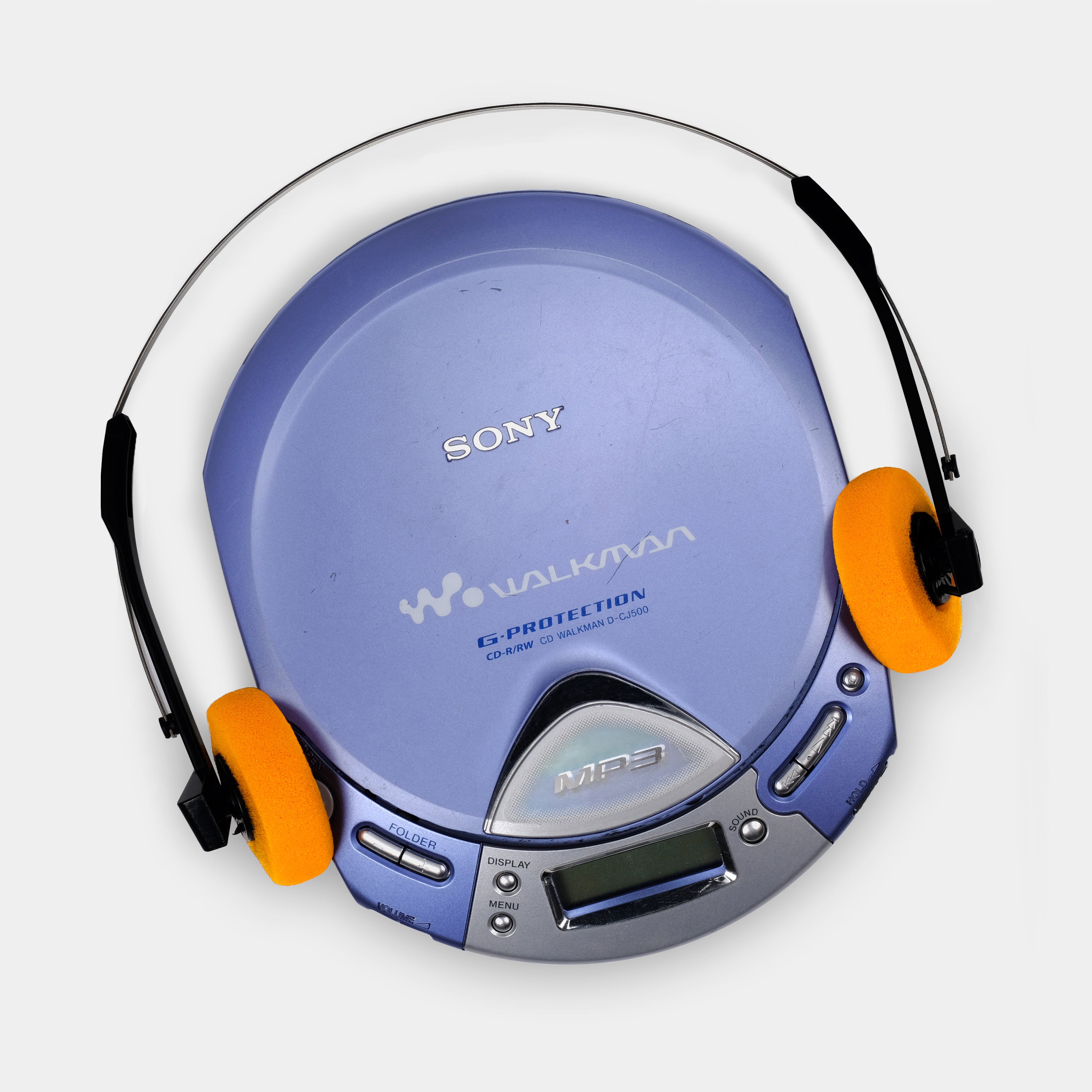 Sony Walkman D-CJ500 Blue Portable CD Player