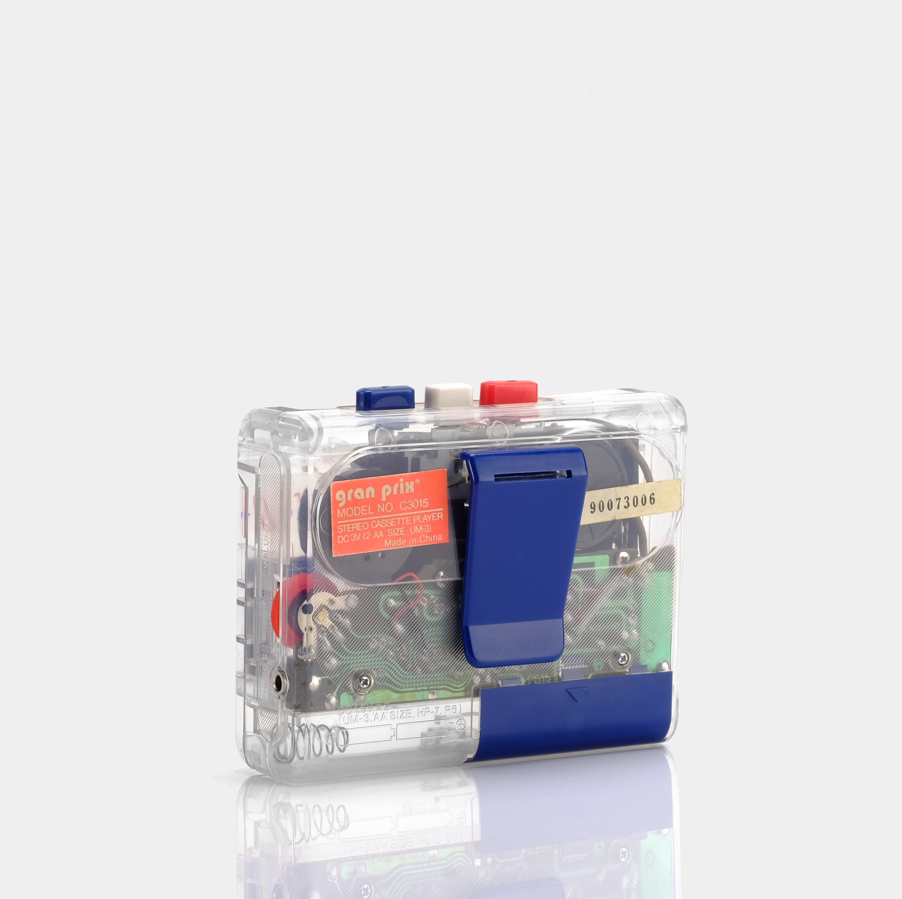 GPX C3015 Transparent Portable Cassette Player