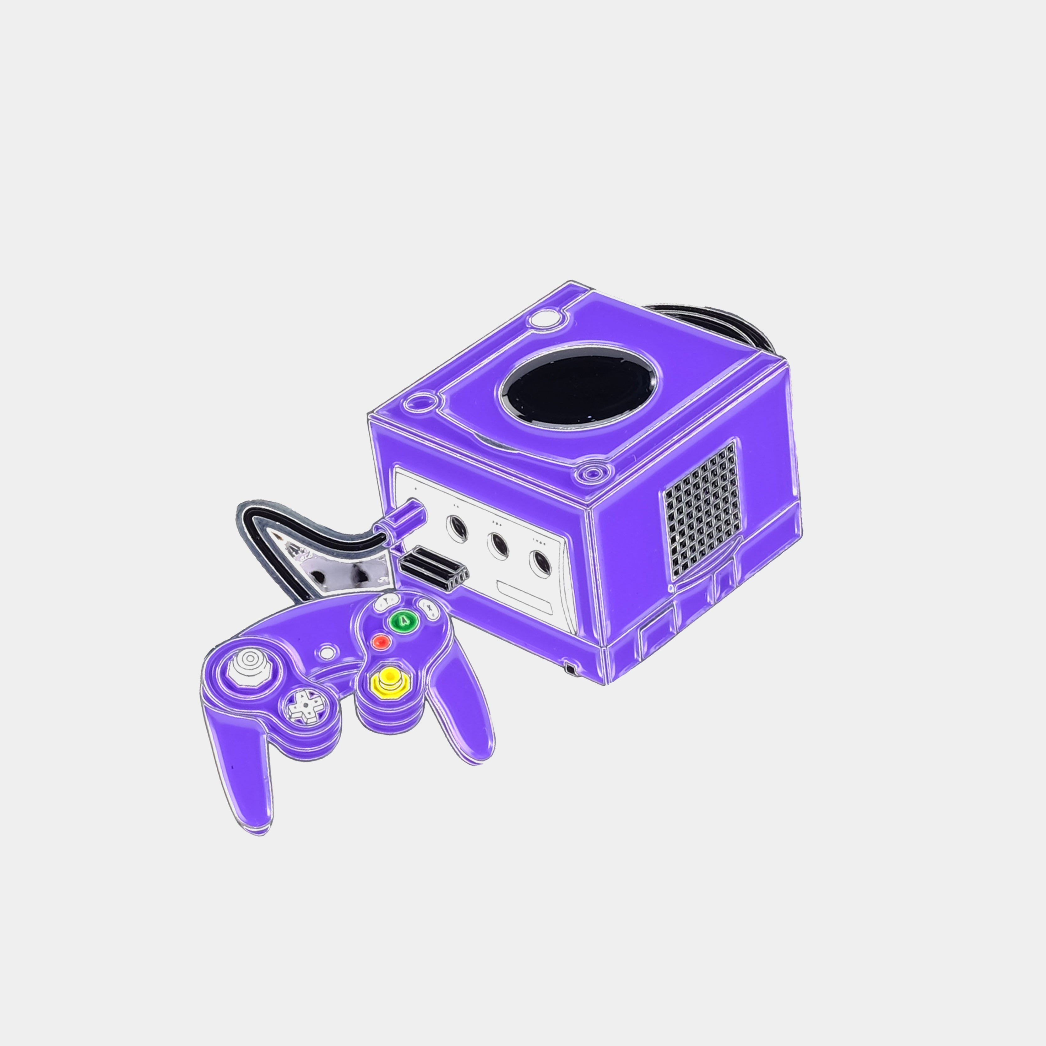 Nintendo GameCube Console Enamel Pin