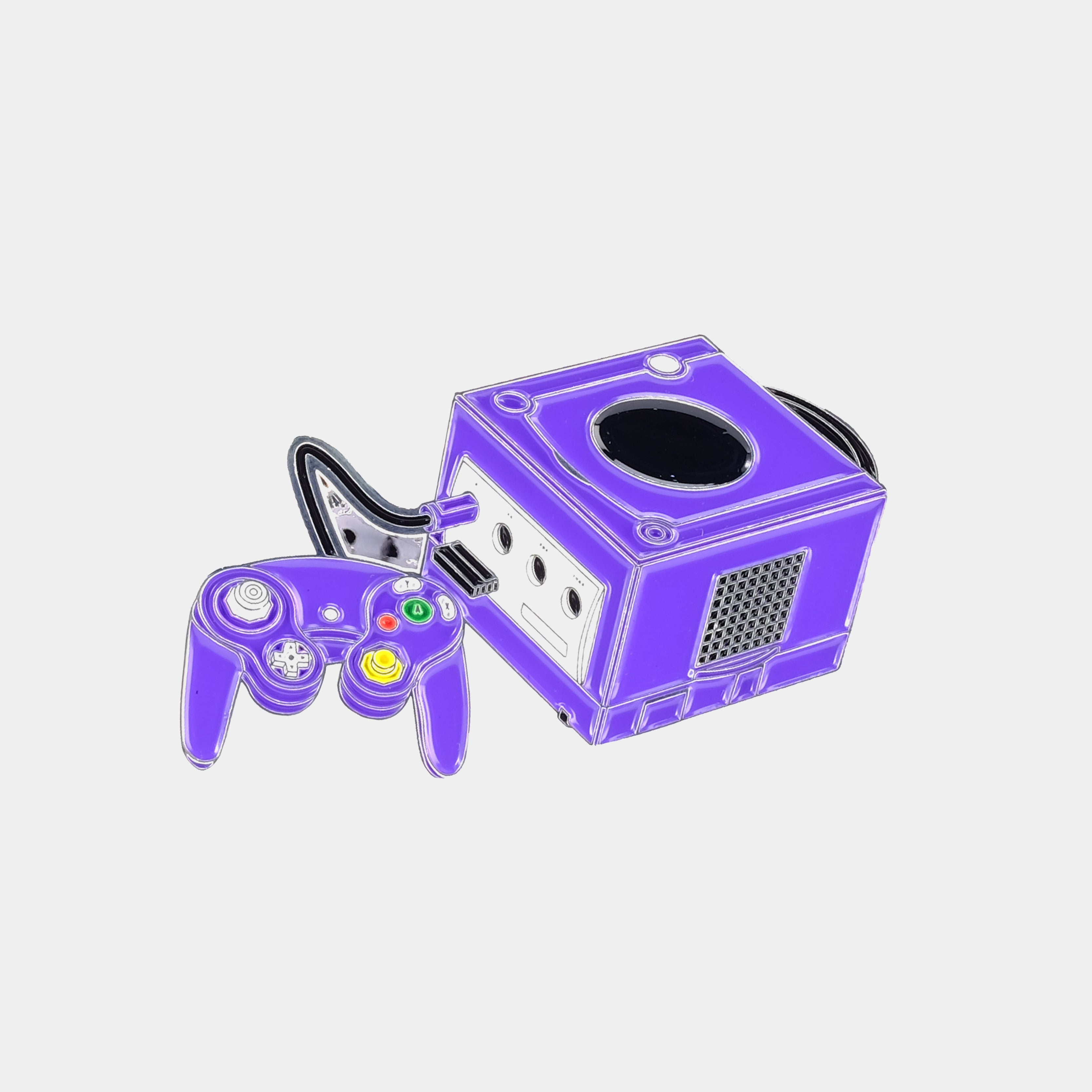 Nintendo GameCube Console Enamel Pin
