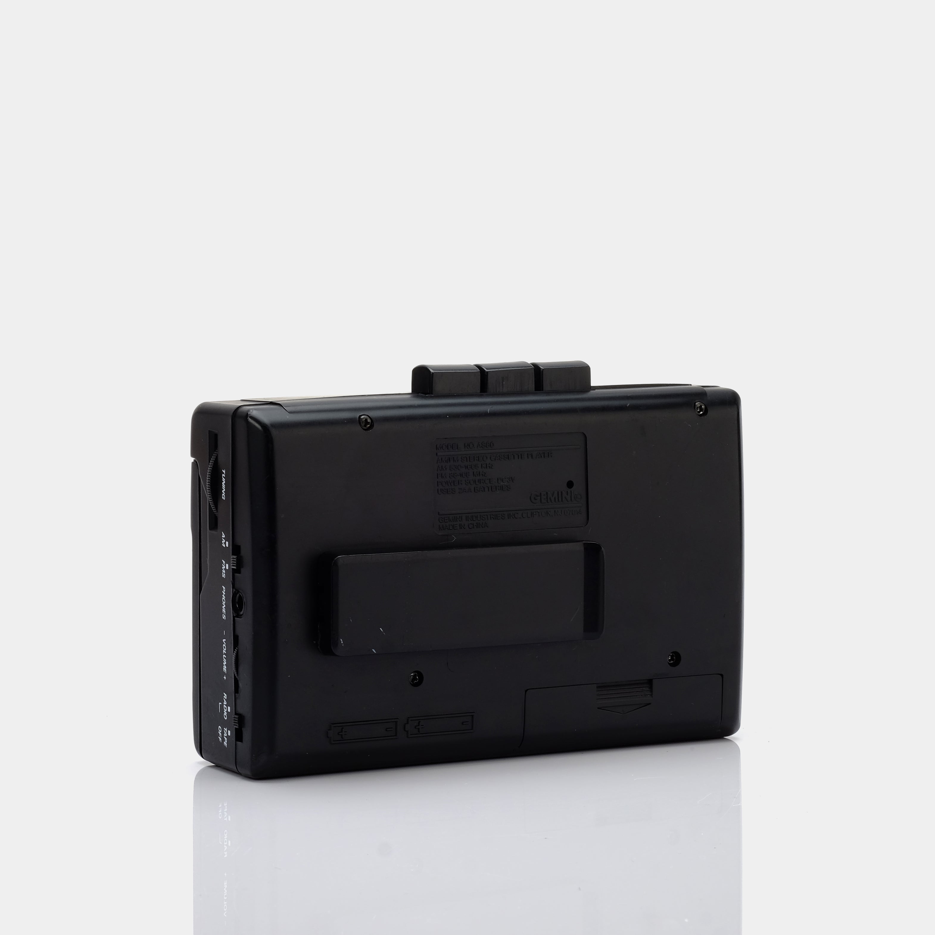 Gemini AS80 AM/FM Portable Cassette Player