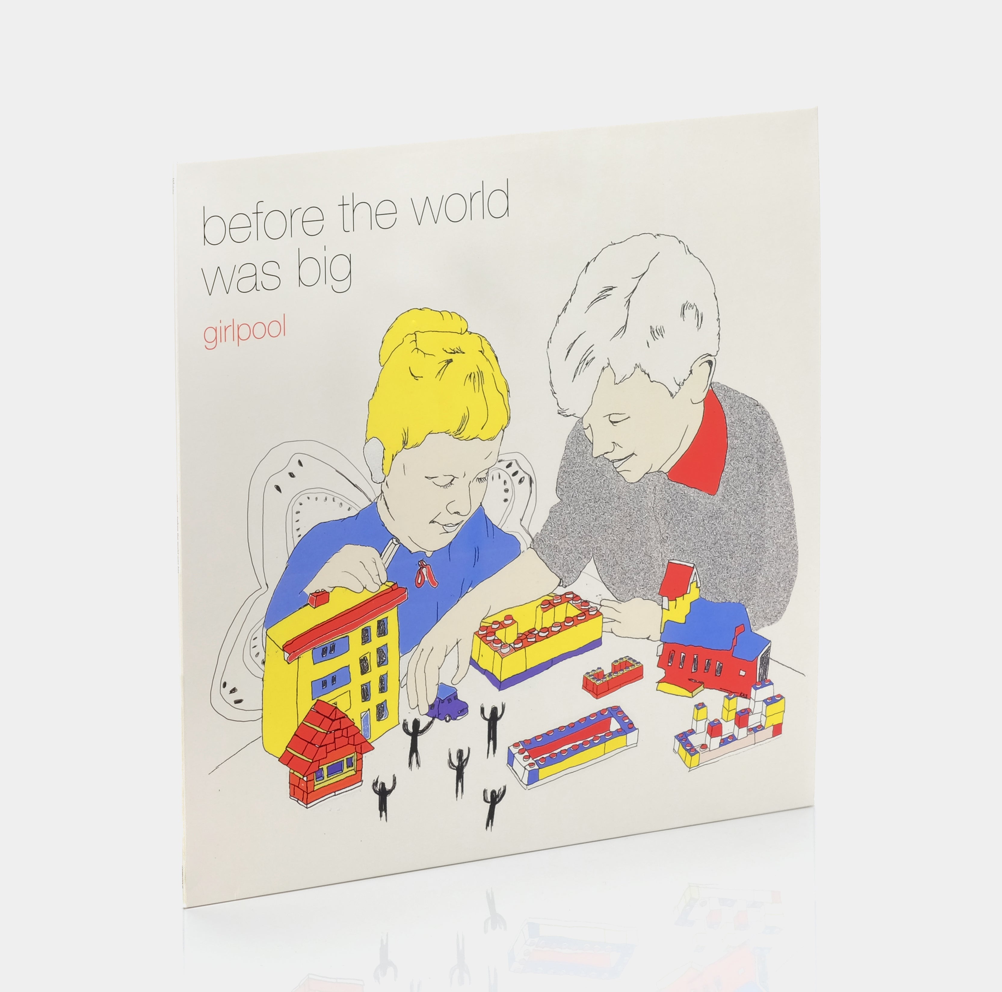 Girlpool - Before the World Was Big LP Translucent Red Vinyl Record