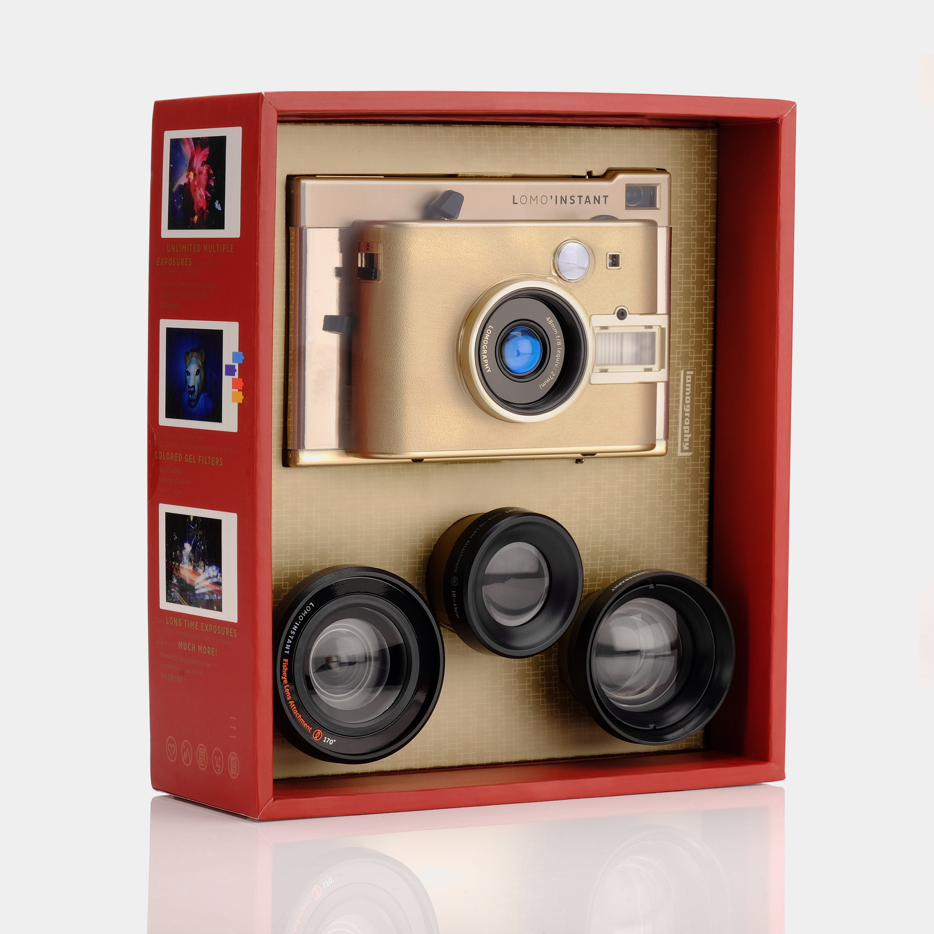 Lomography Lomo'Instant Instax Mini (Yangon Edition) Instant Film Camera and Lenses