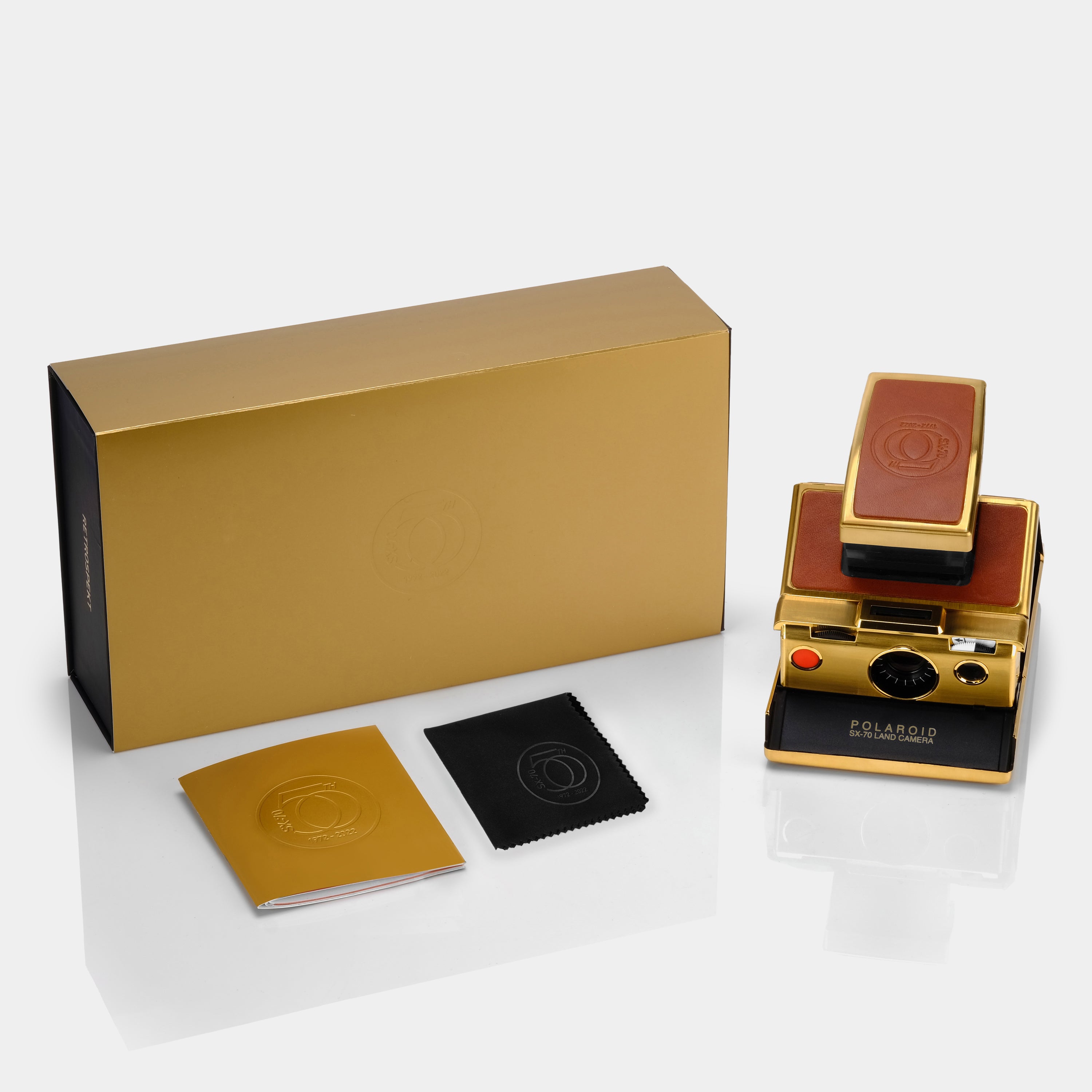 Polaroid 50th Anniversary Edition Gold SX-70 Instant Film Camera