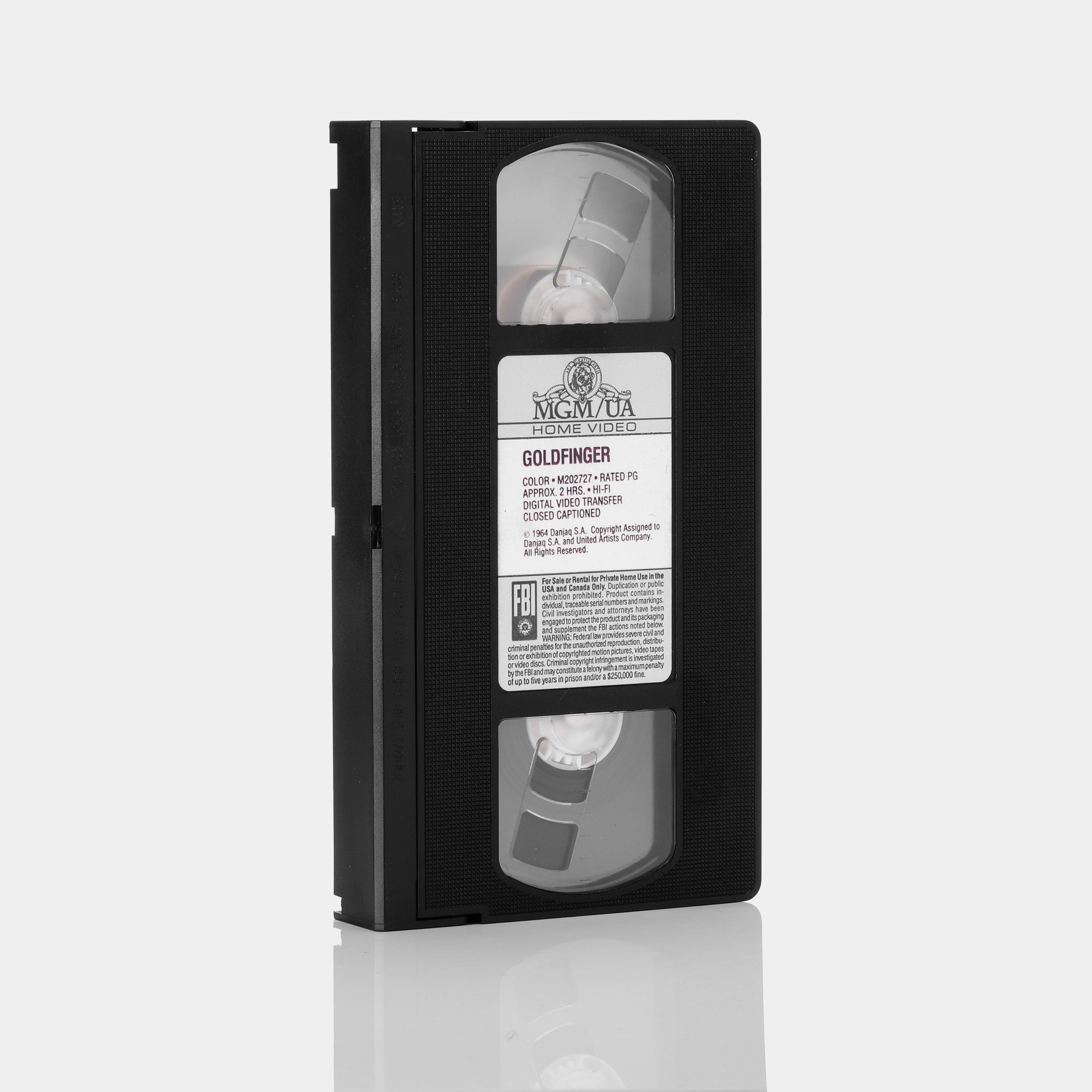 Goldfinger VHS Tape
