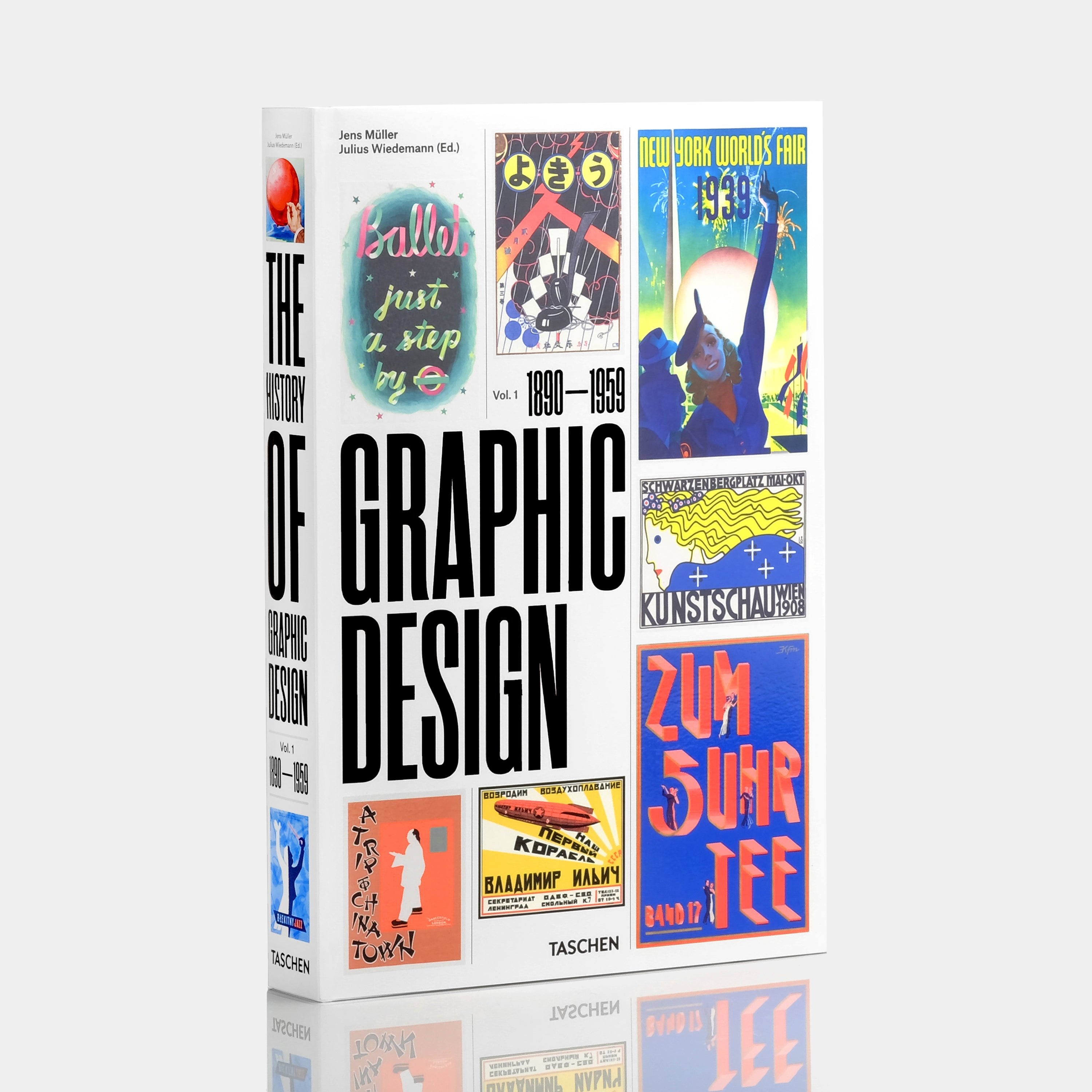 The History of Graphic Design: Vol. 1. (1890–1959) by Jens Müller XL Taschen Book