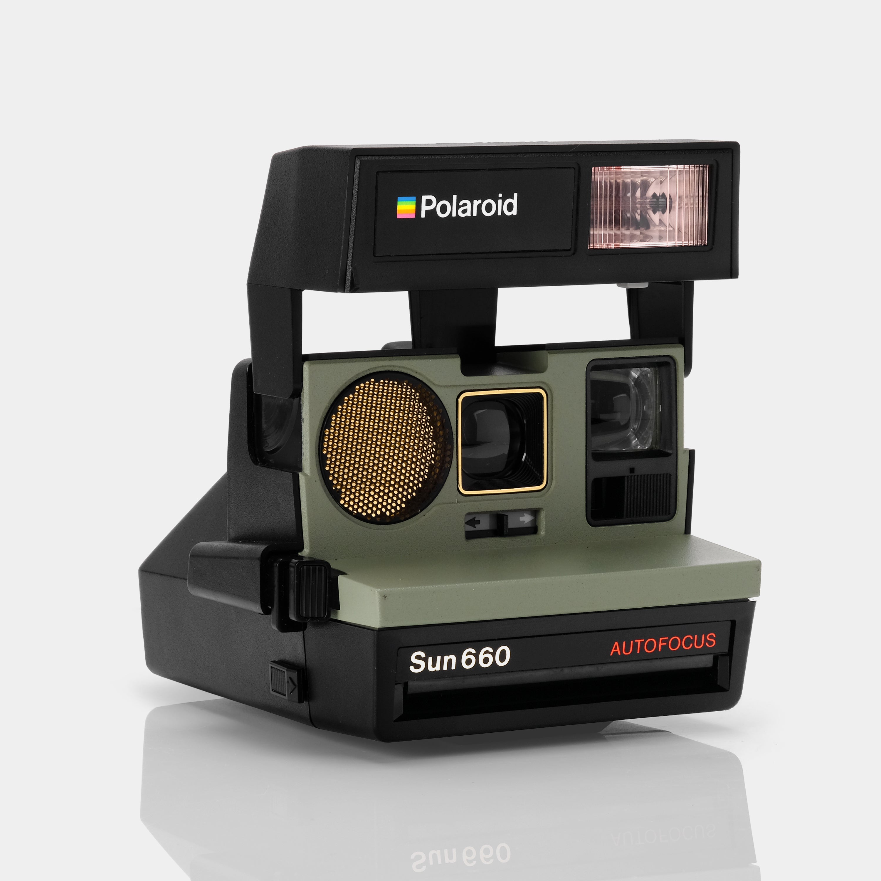 Polaroid 600 Sun660 Autofocus Eucalyptus Instant Film Camera