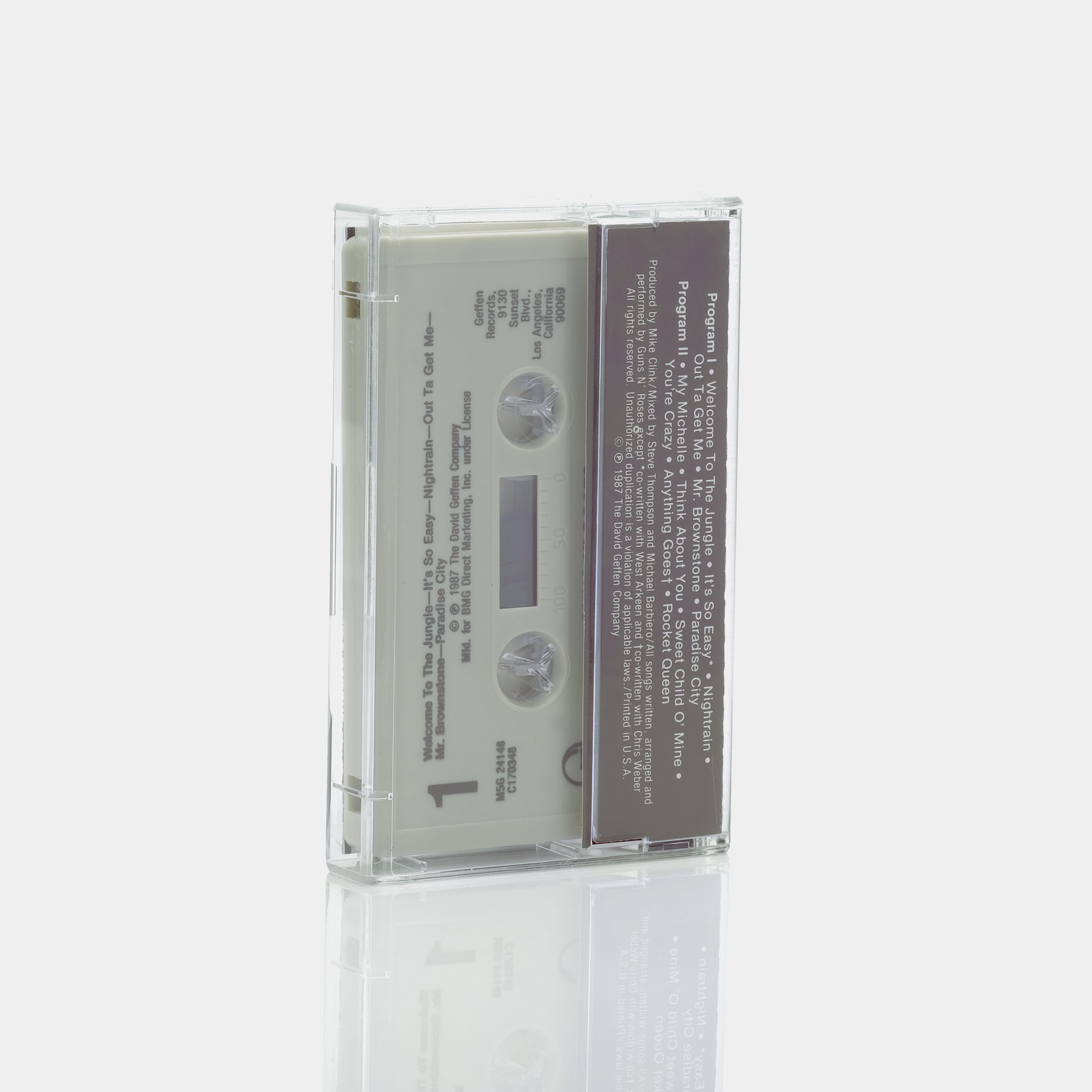 Guns N' Roses - Appetite For Destruction Cassette Tape