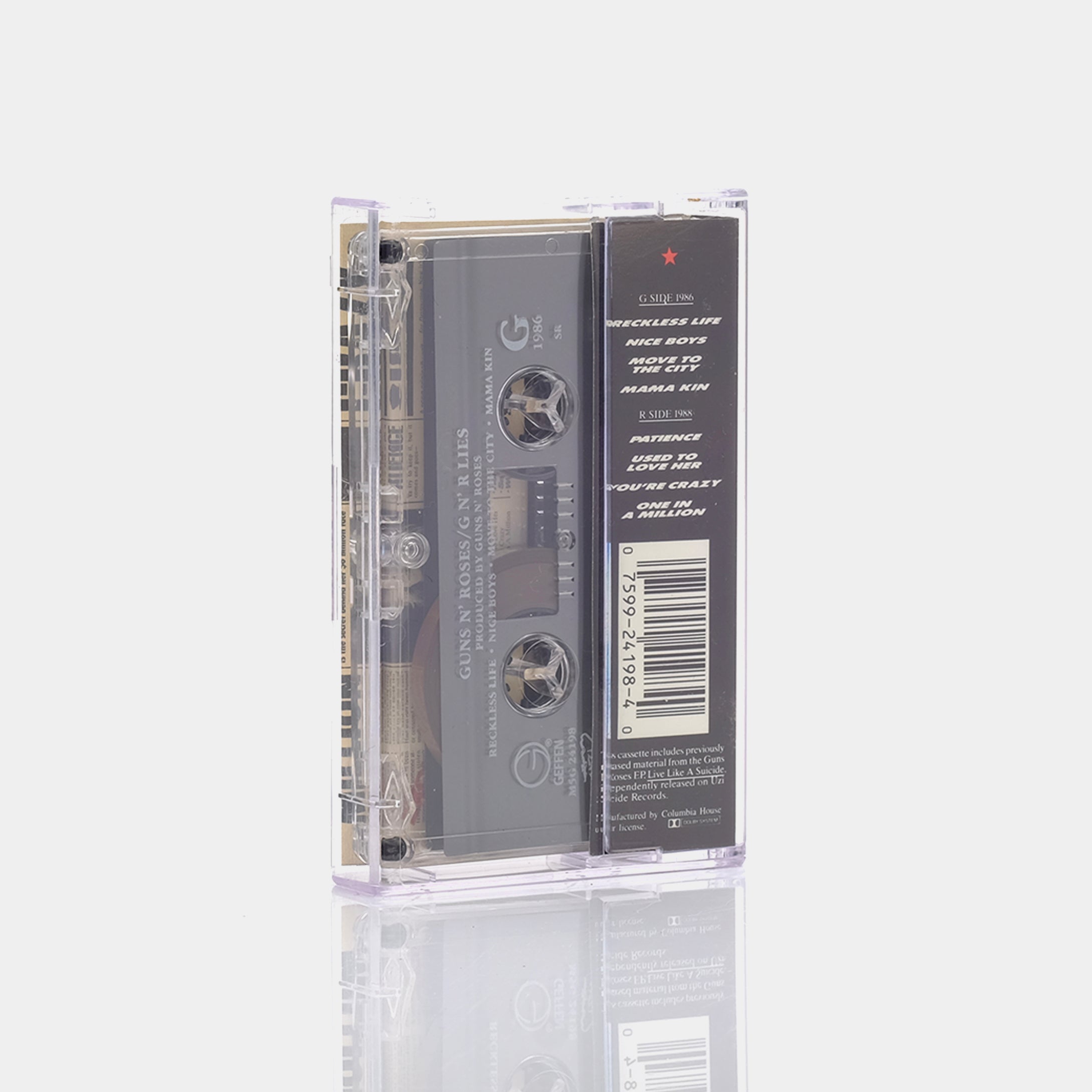Guns N' Roses - G N' R Lies Cassette Tape