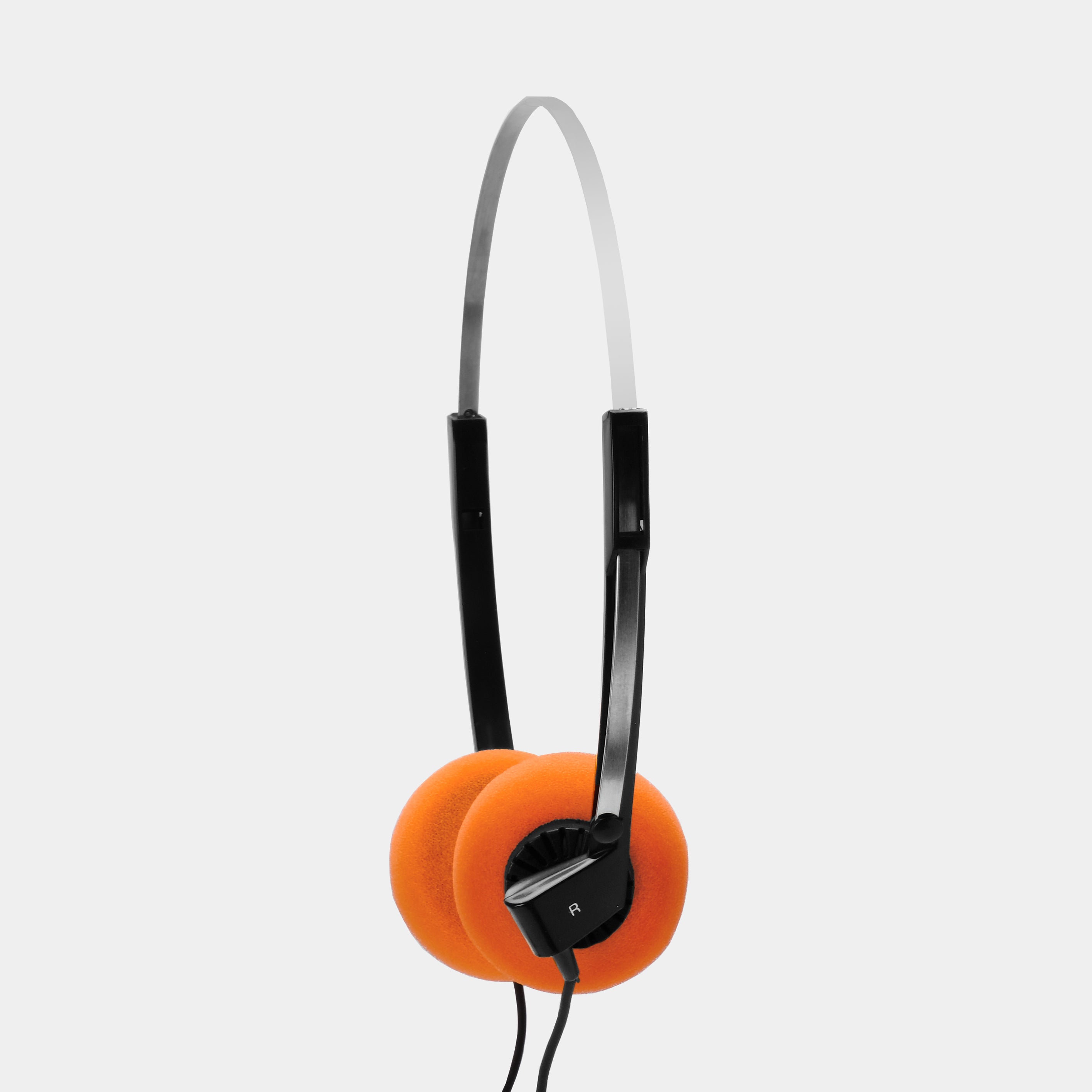 Vintage Orange On-Ear Headphones