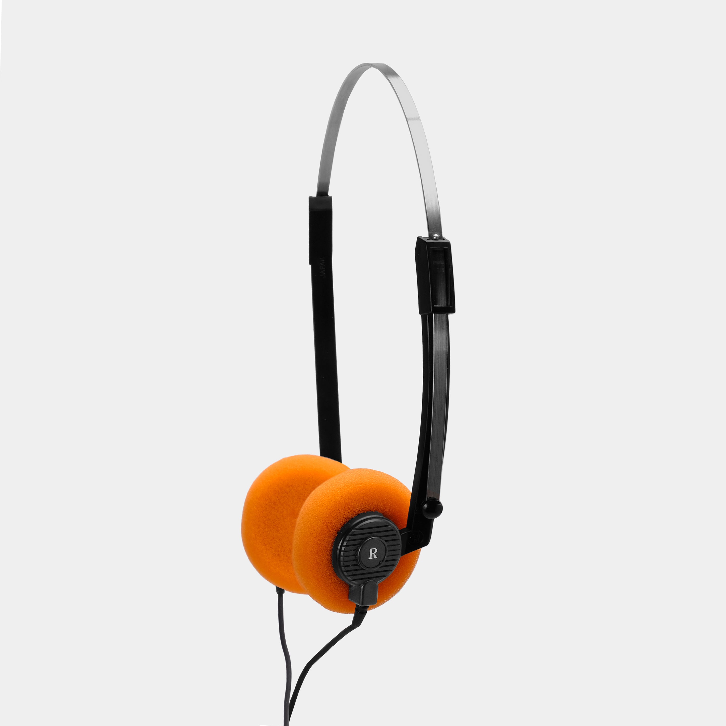 Vintage Orange On-Ear Headphones