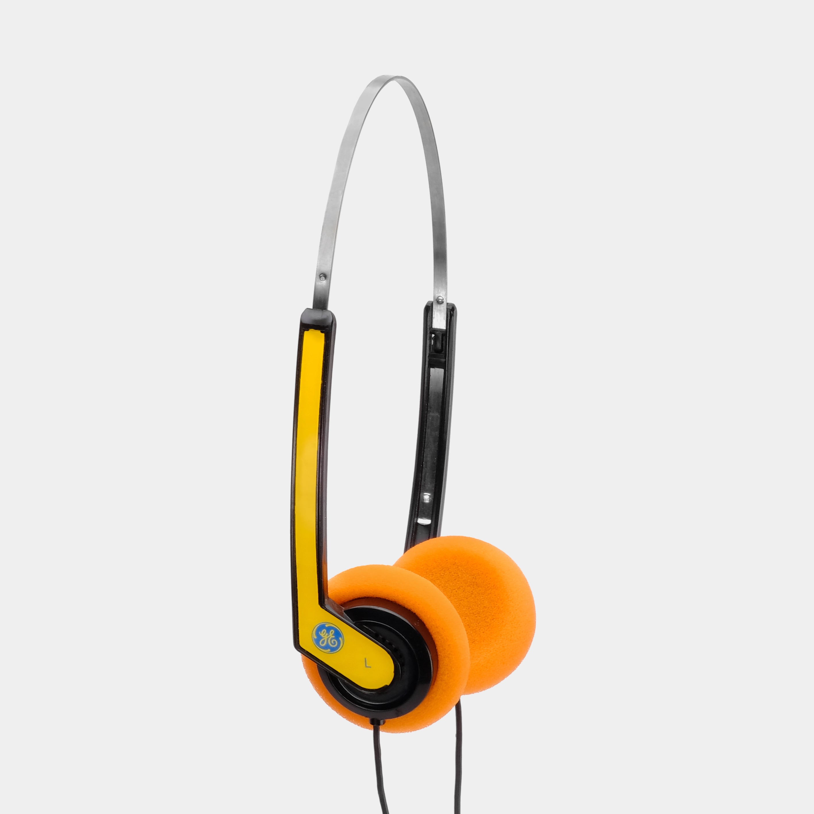 General Electric Yellow On-Ear Headphones