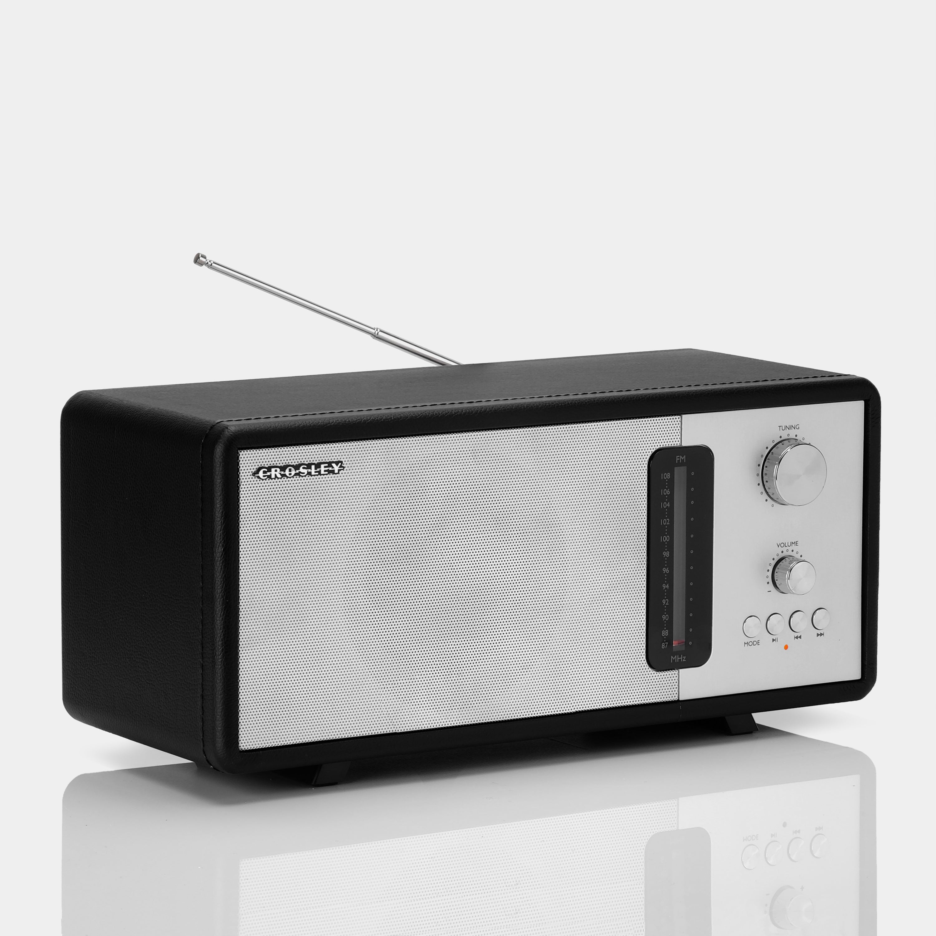 Crosley Harmony Black FM Radio with Bluetooth