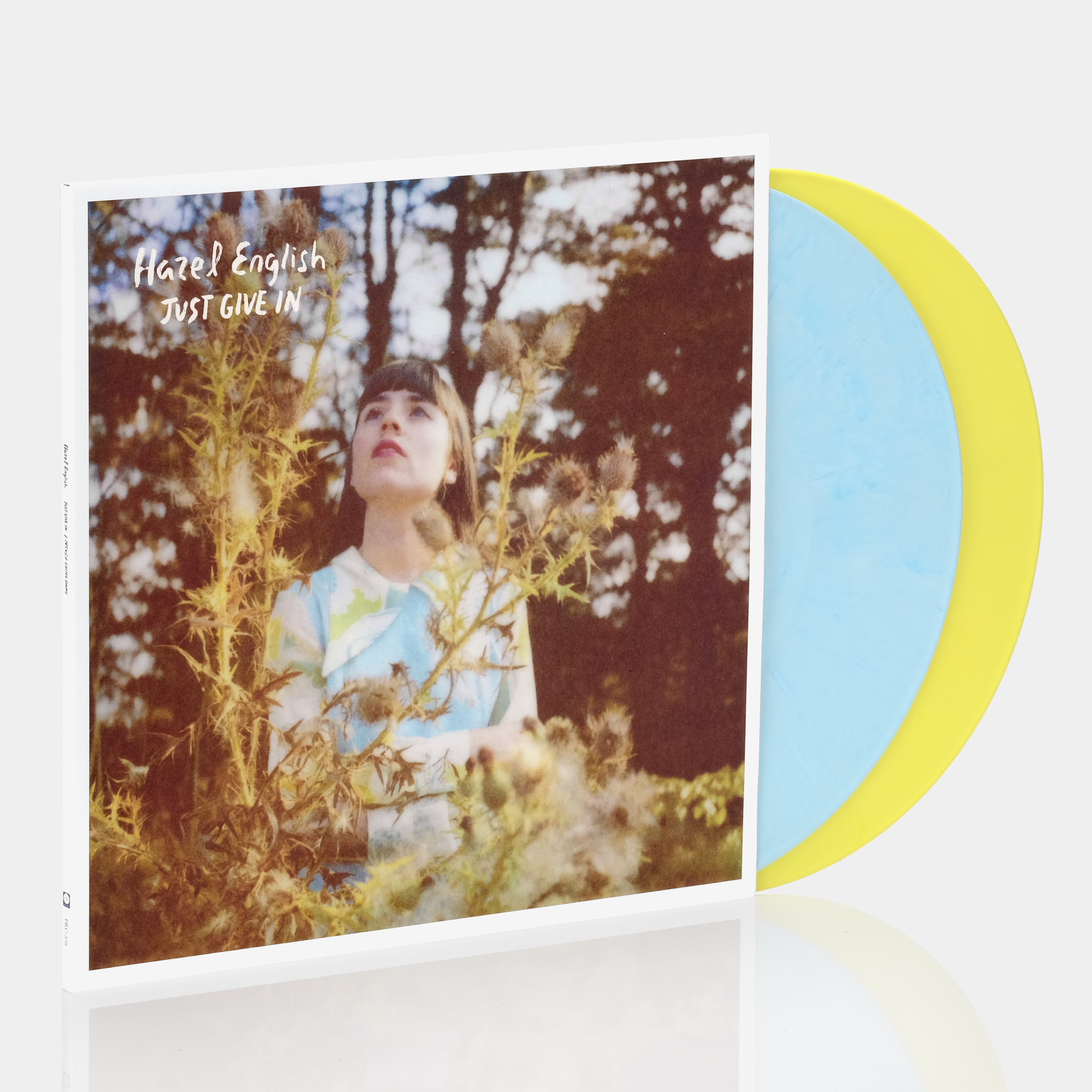 Hazel English - Just Give In / Never Going Home 2xLP Blue & Yellow Vinyl Record