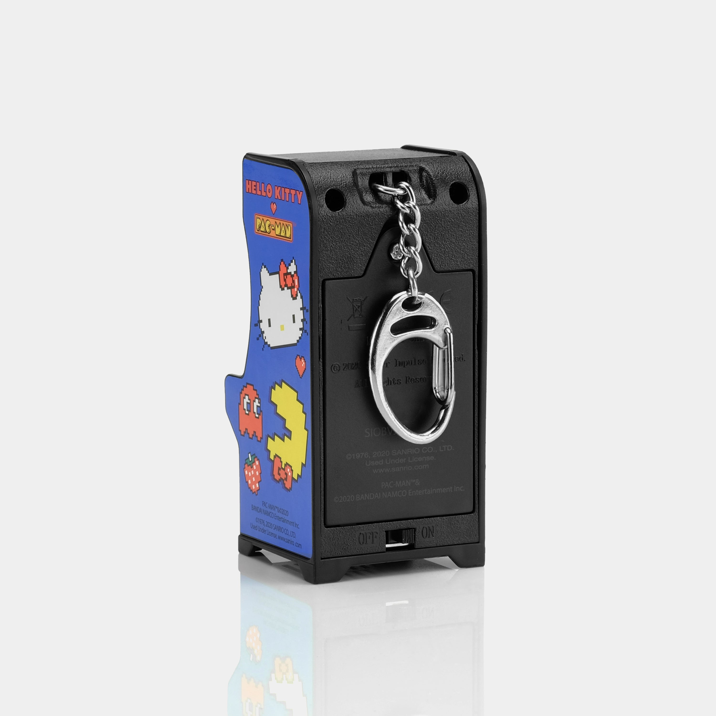 Tiny Arcade Hello Kitty Pac-Man Game Keychain