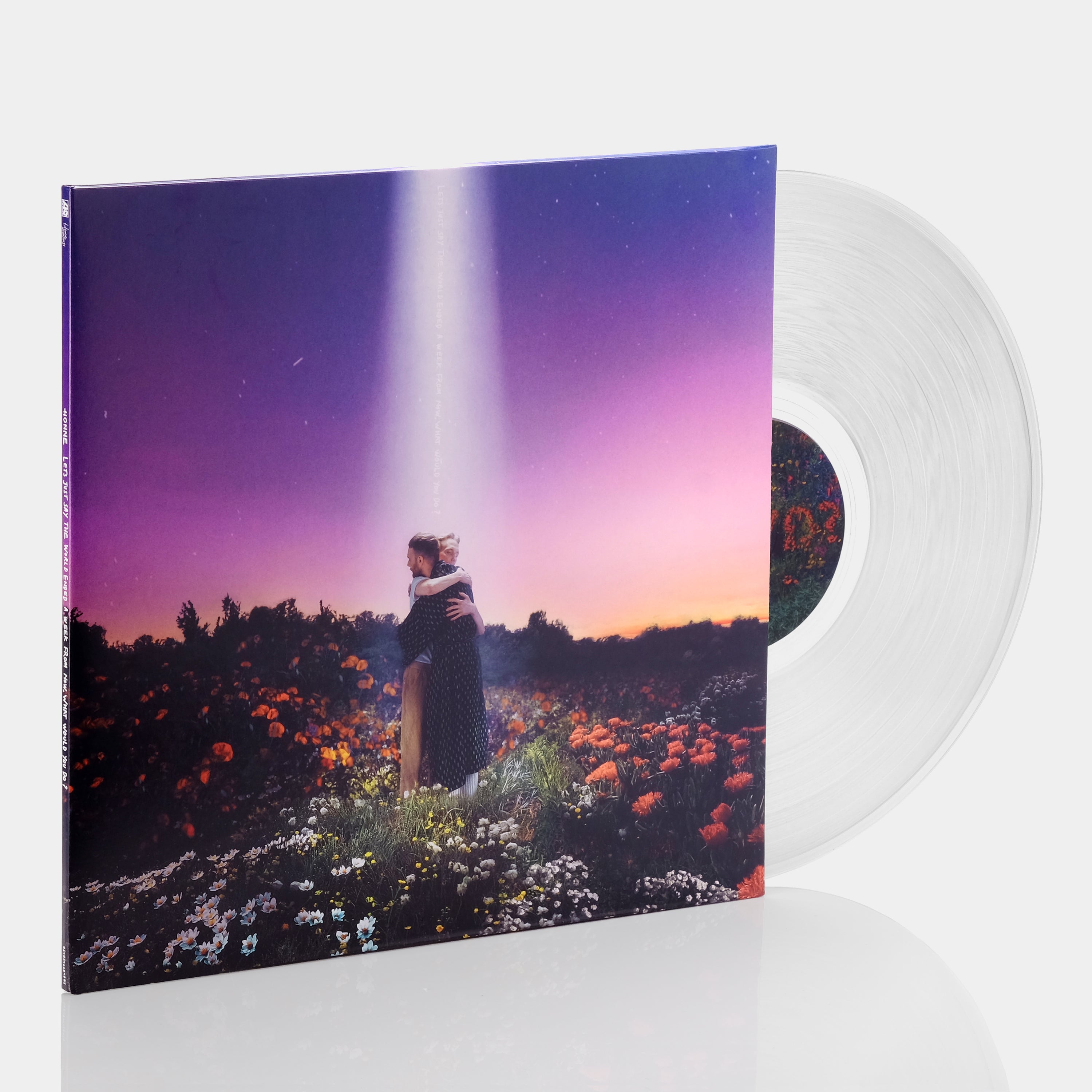 Honne - Let's Just Say The World Ended A Week From Now, What Would You Do? LP Crystal Clear Vinyl Record