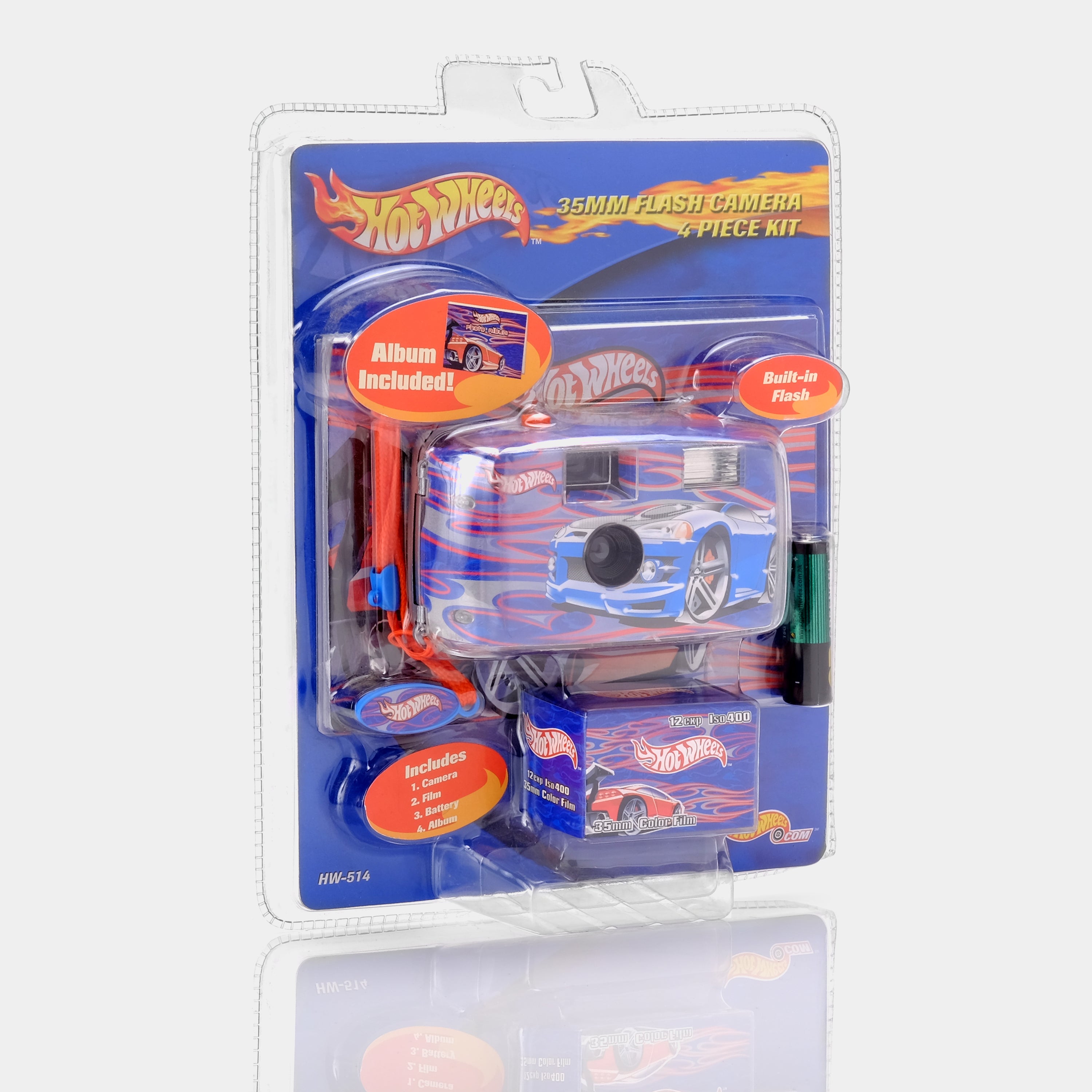 Hot Wheels 35mm Point and Shoot Film Camera With Flash (New In Packaging)