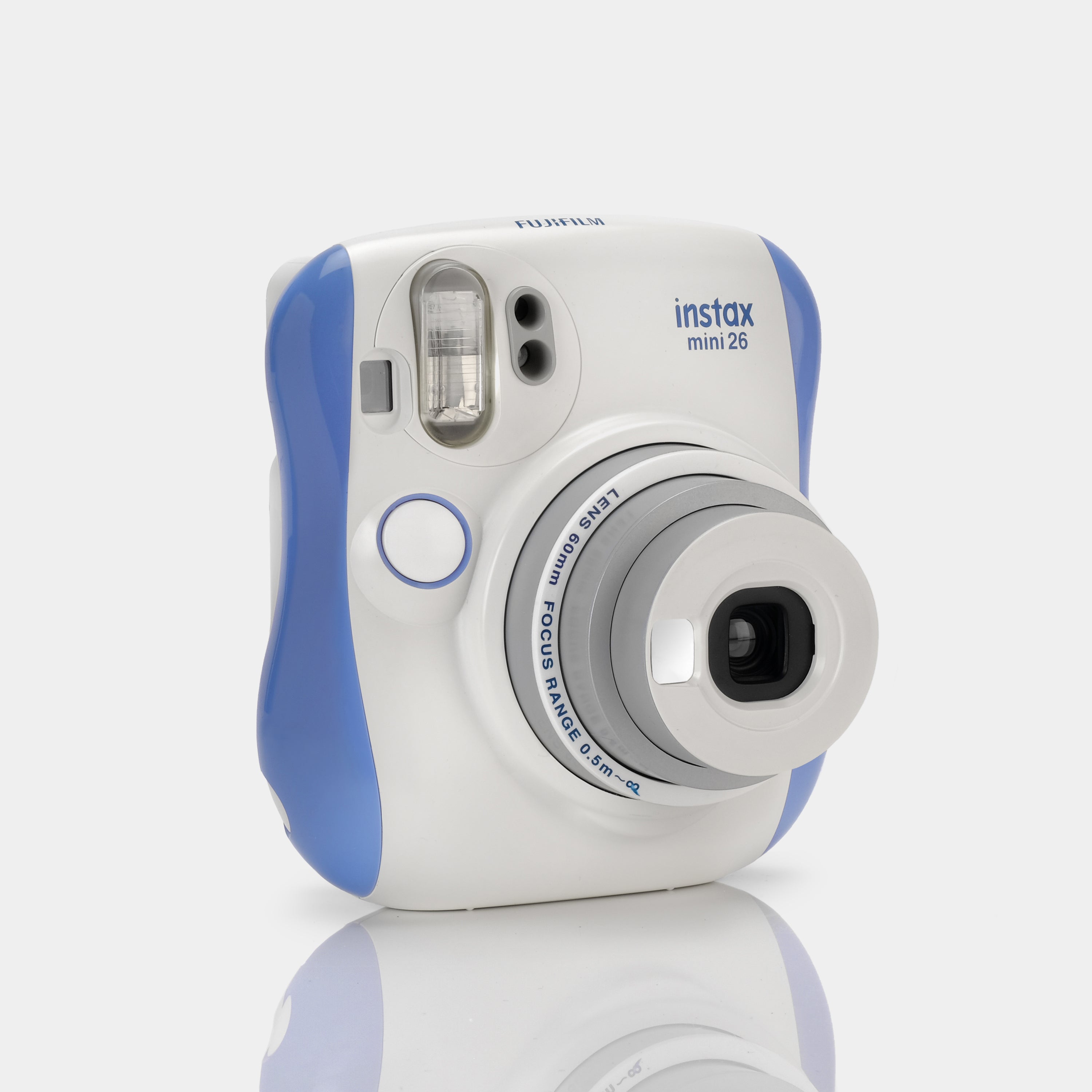 Fujifilm Instax Mini 26 White & Blue Instant Film Camera - Refurbished