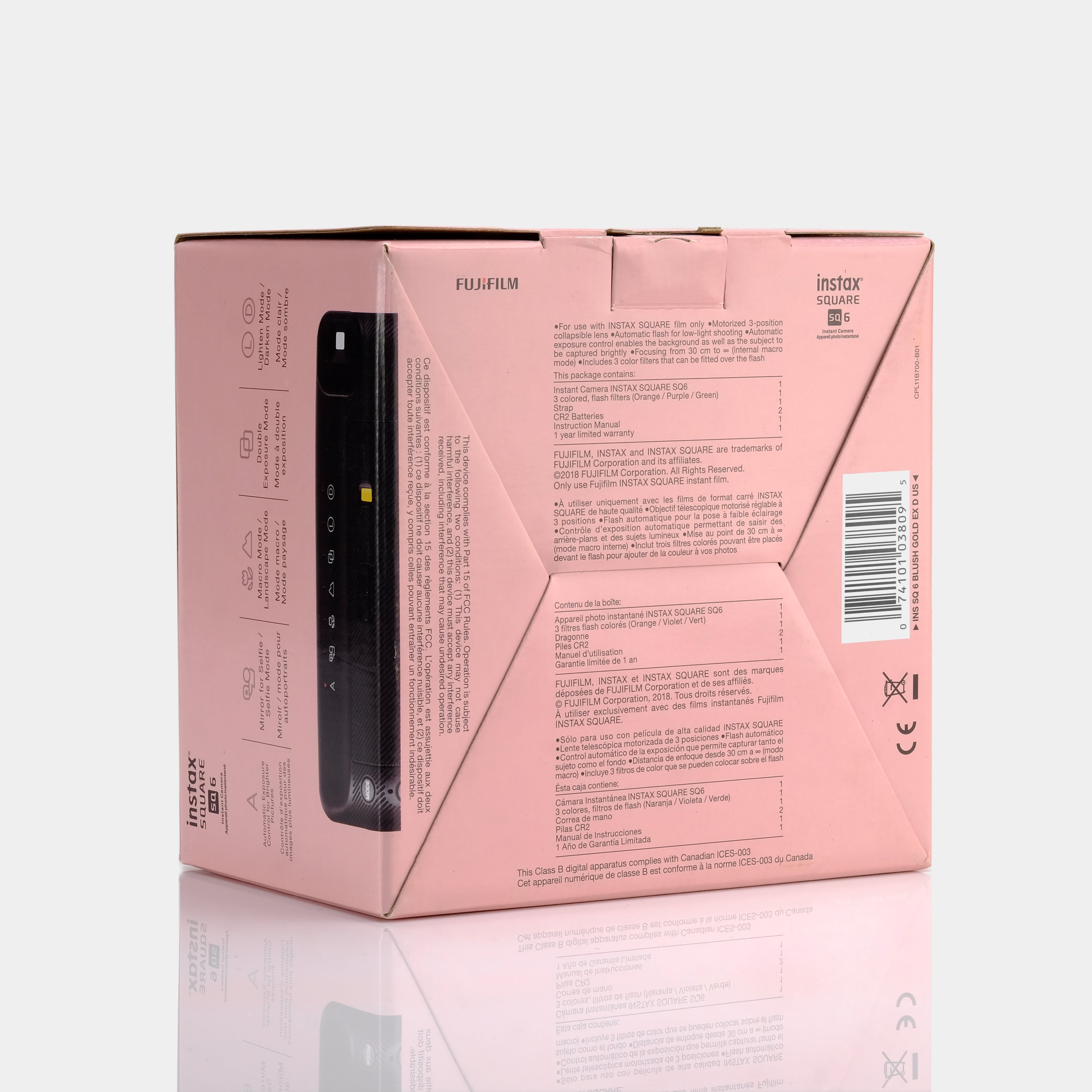 Fujifilm Instax Square SQ 6 Instant Camera Pink