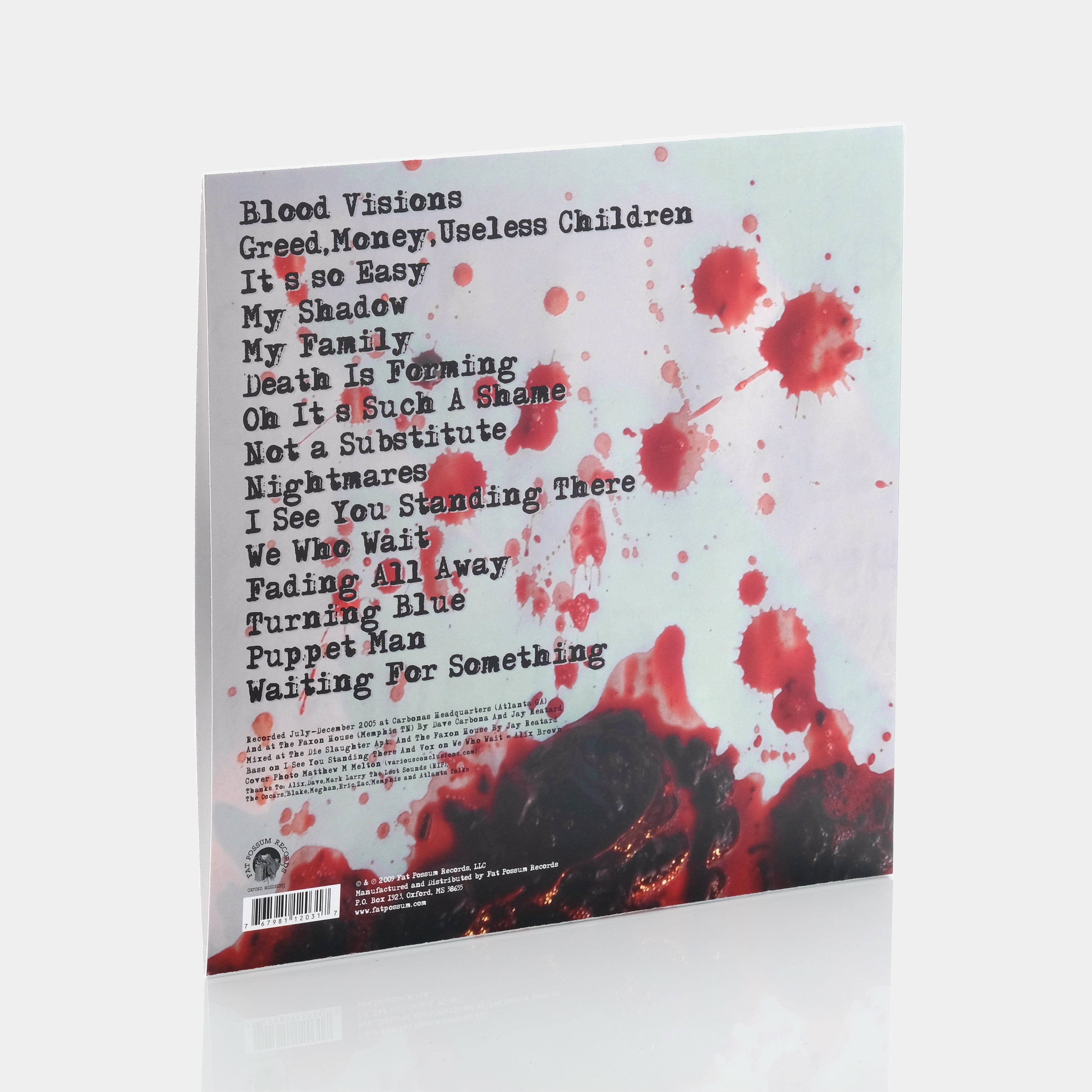 Jay Reatard - Blood Visions LP Vinyl Record