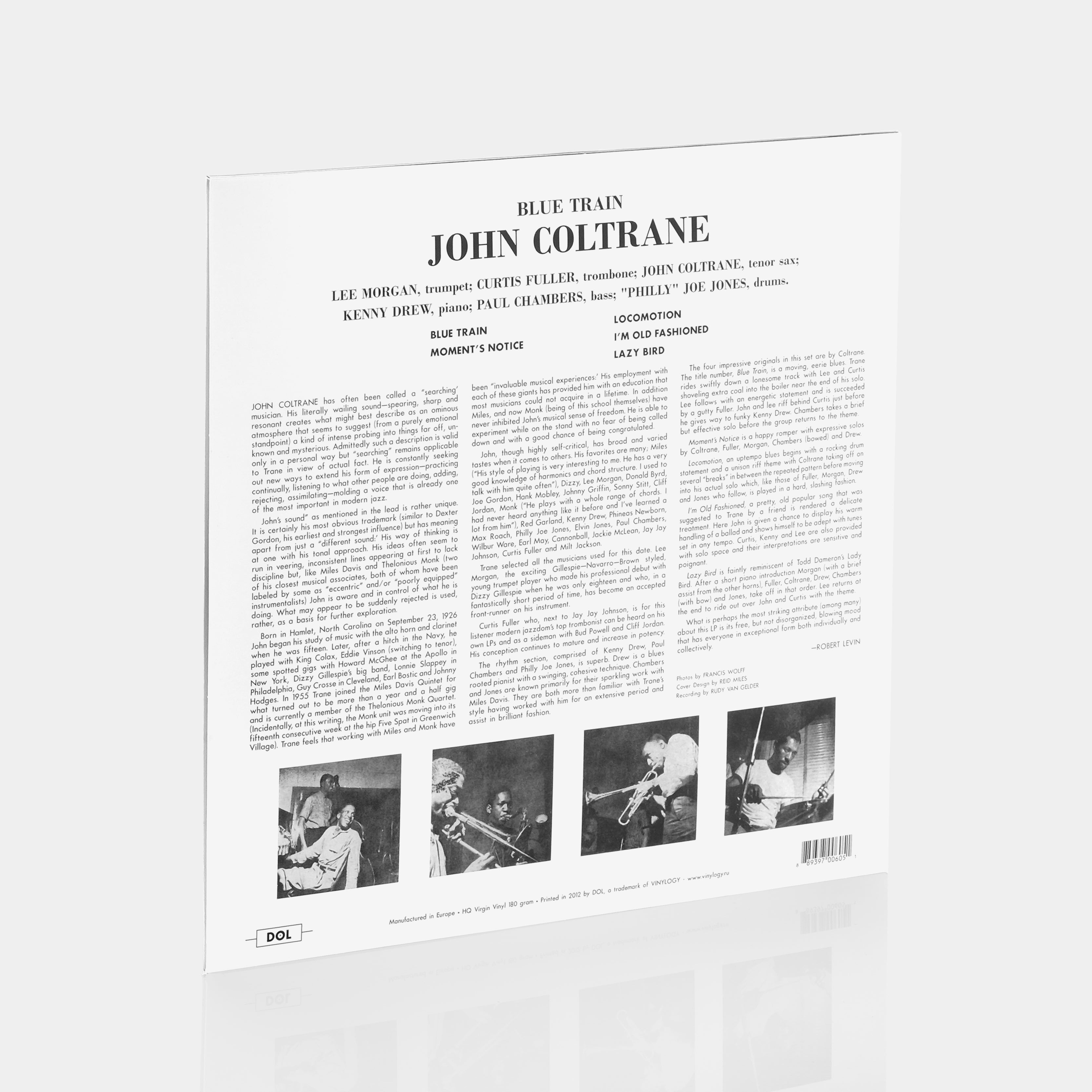 John Coltrane - Blue Train LP Blue Vinyl Record