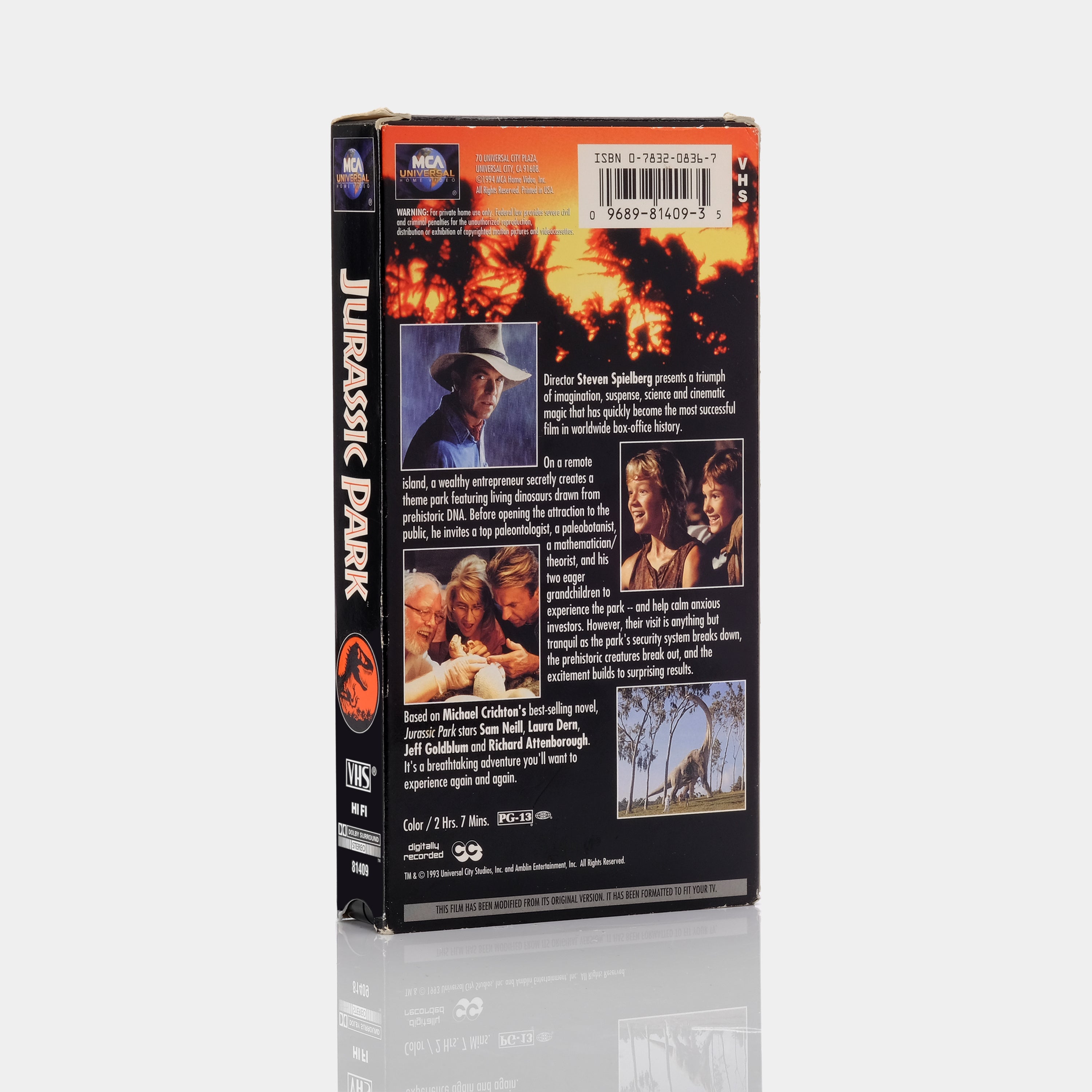 Jurassic Park VHS Tape