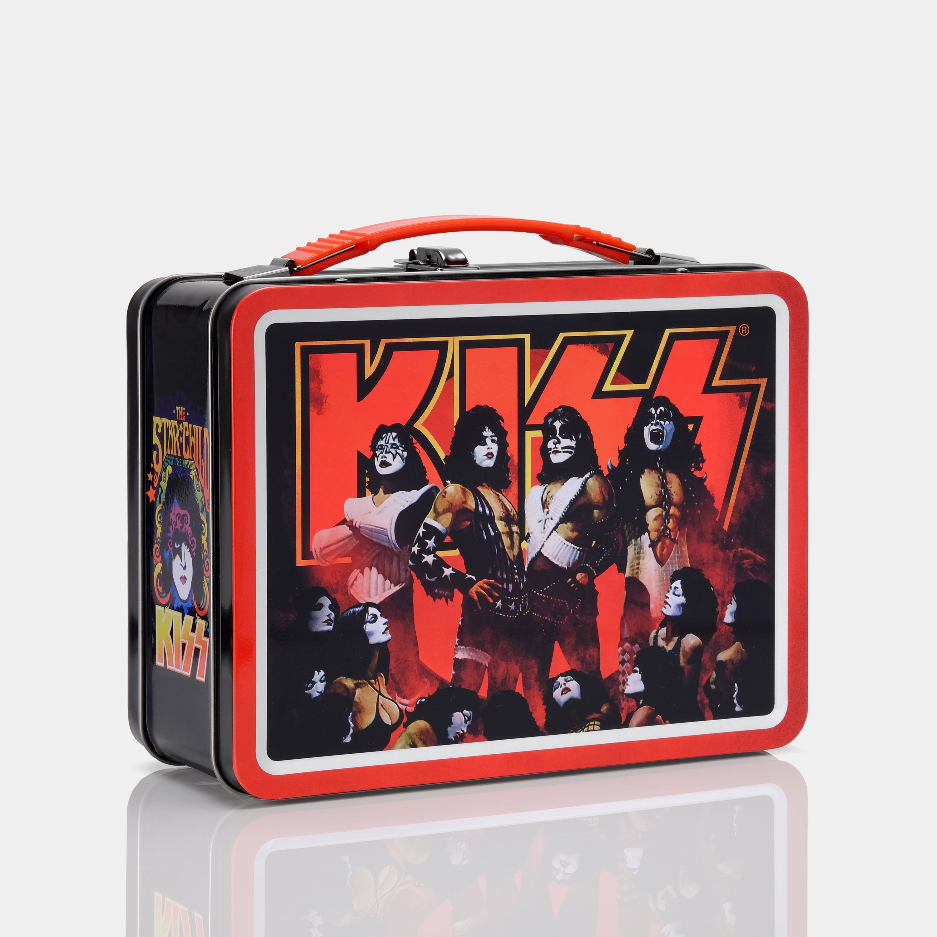 KISS Embossed Vintage-Inspired Tin Lunchbox