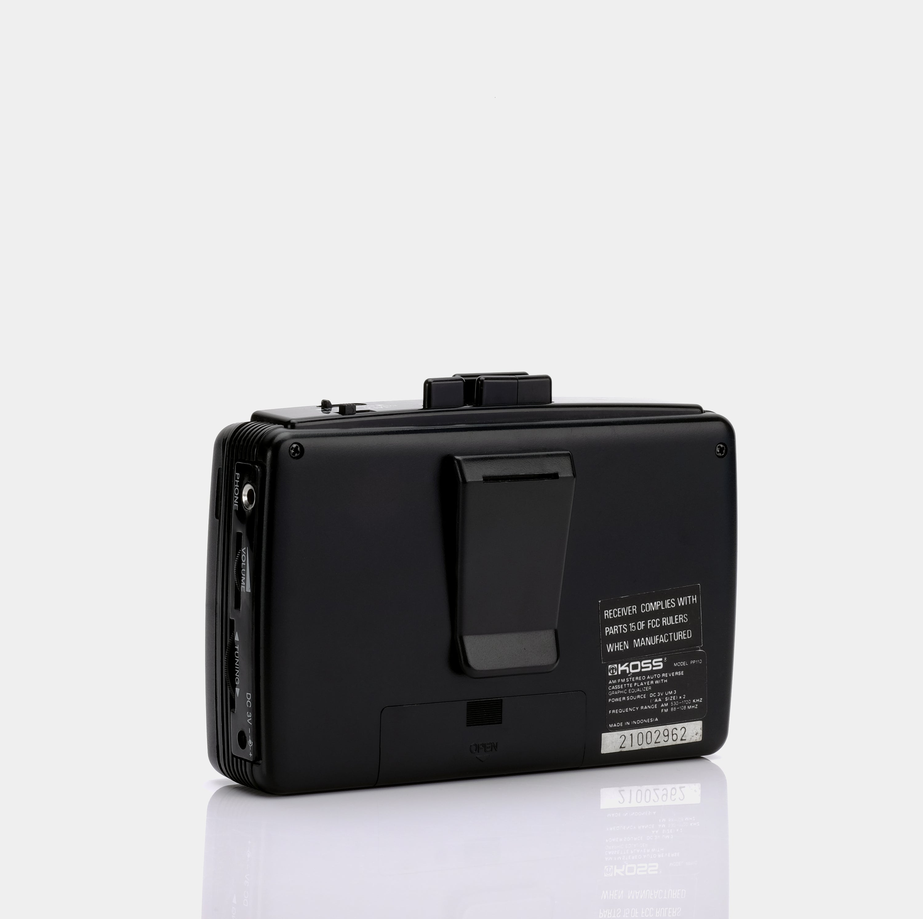 Koss Auto Reverse AM/FM Portable Cassette Player